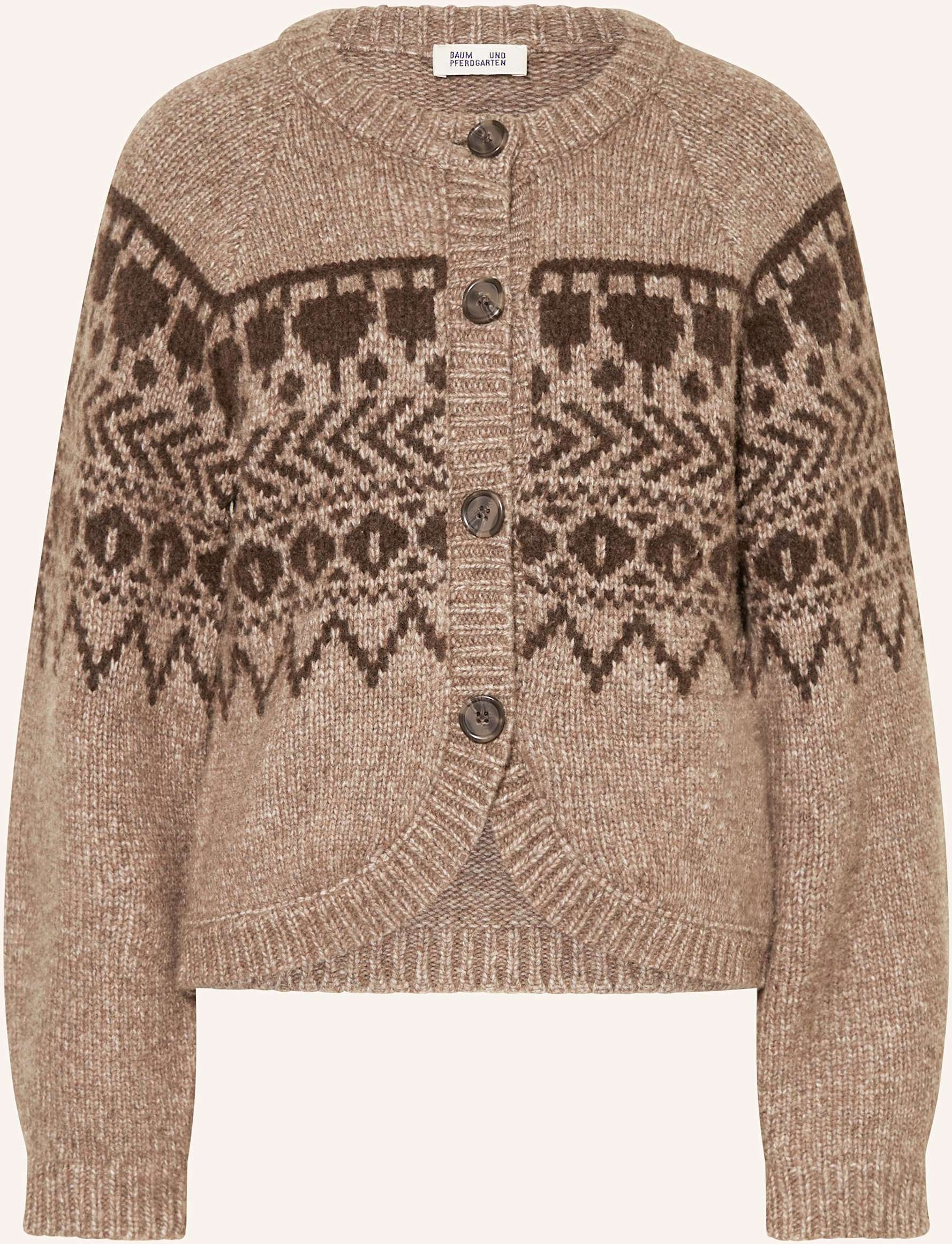 Thumbnail - Baum Und Pferdgarten Strickjacke Colin braun