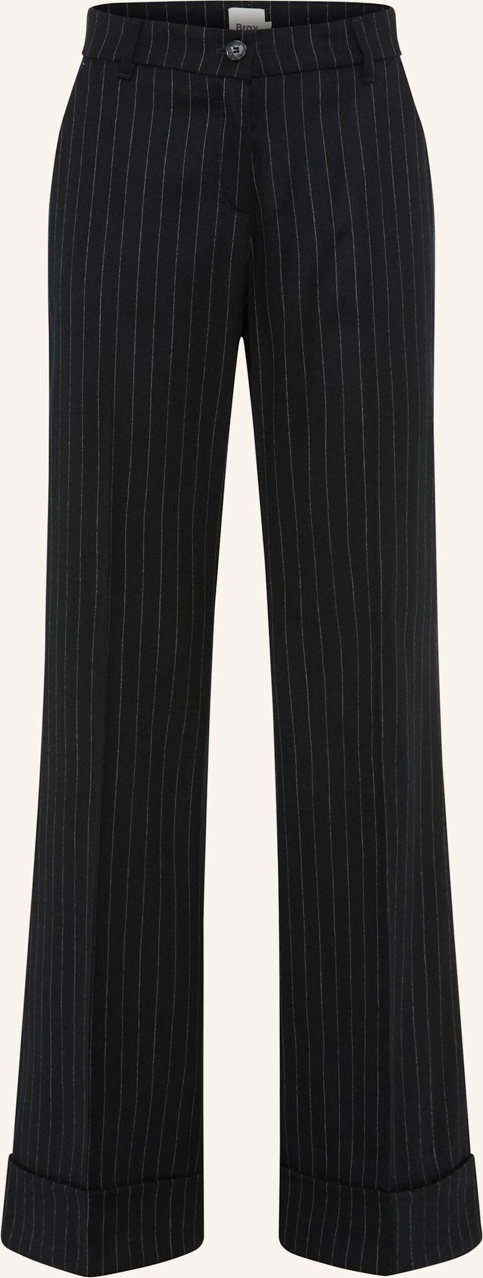 Brax Marlenehose Maine Aus Flanell blau