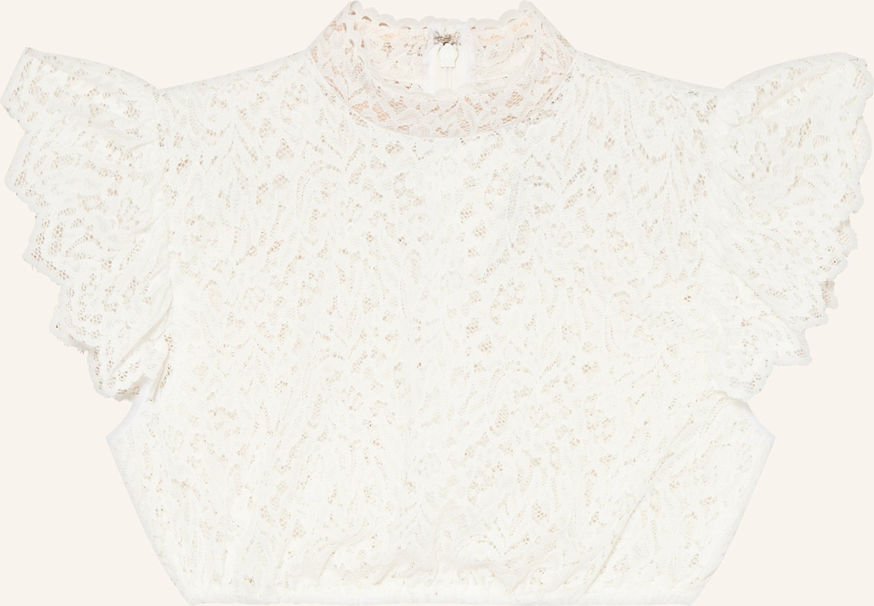 Thumbnail - Talbot Runhof Dirndlbluse Aus Spitze weiss