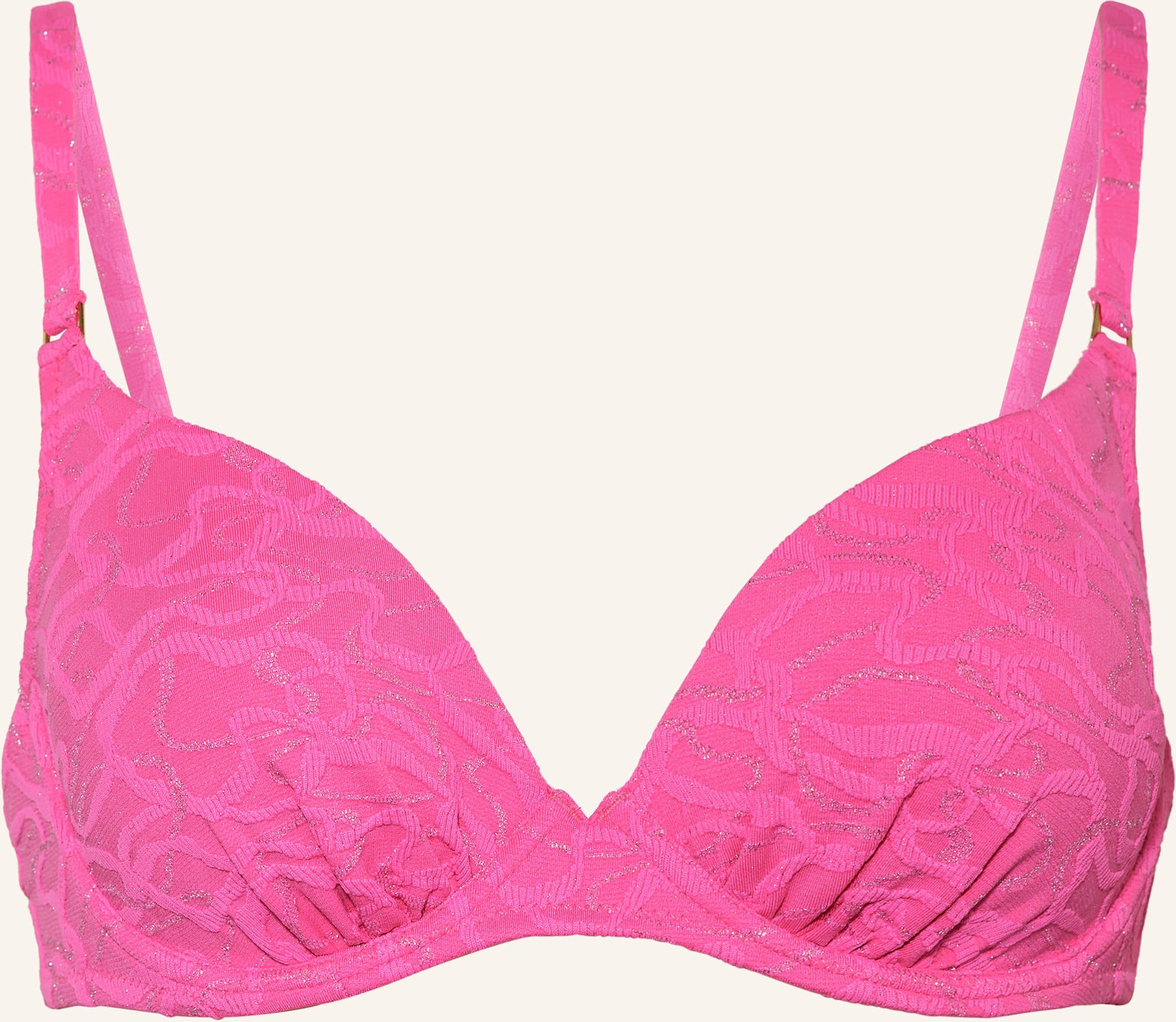 Watercult Bügel-Bikini-Top Supernova Mit Glitzergarn pink