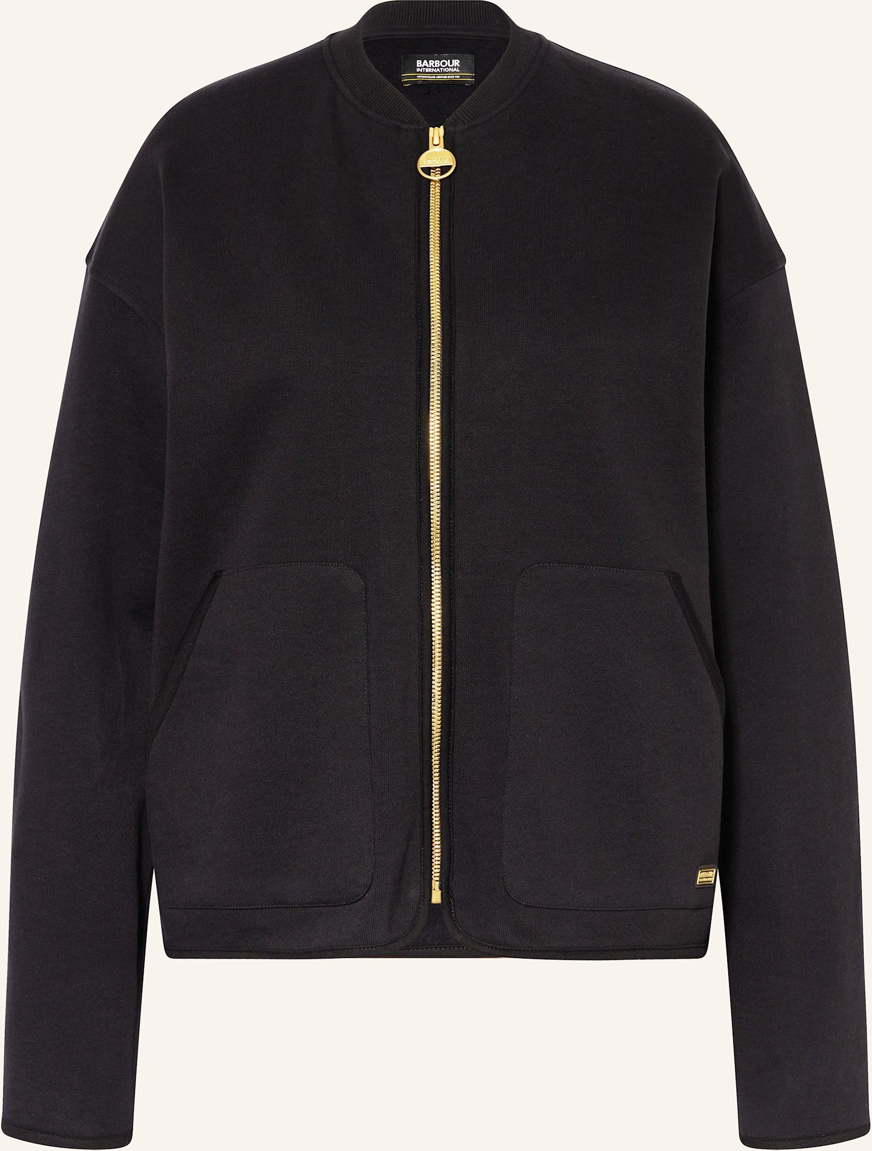 Barbour International Sweatjacke Clara schwarz