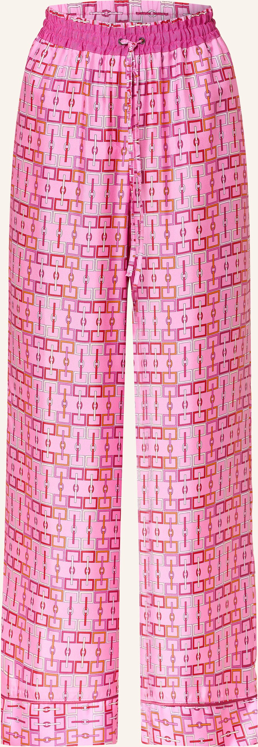 Sem Per Lei Marlenehose Aus Seide pink