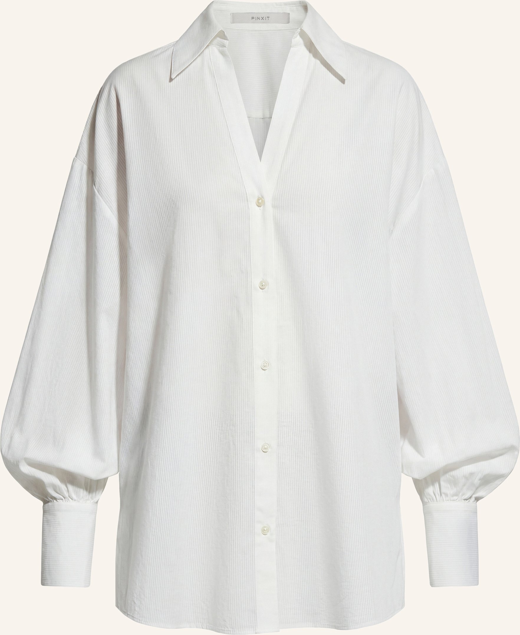 Pinxit Baumwollhemd weiss