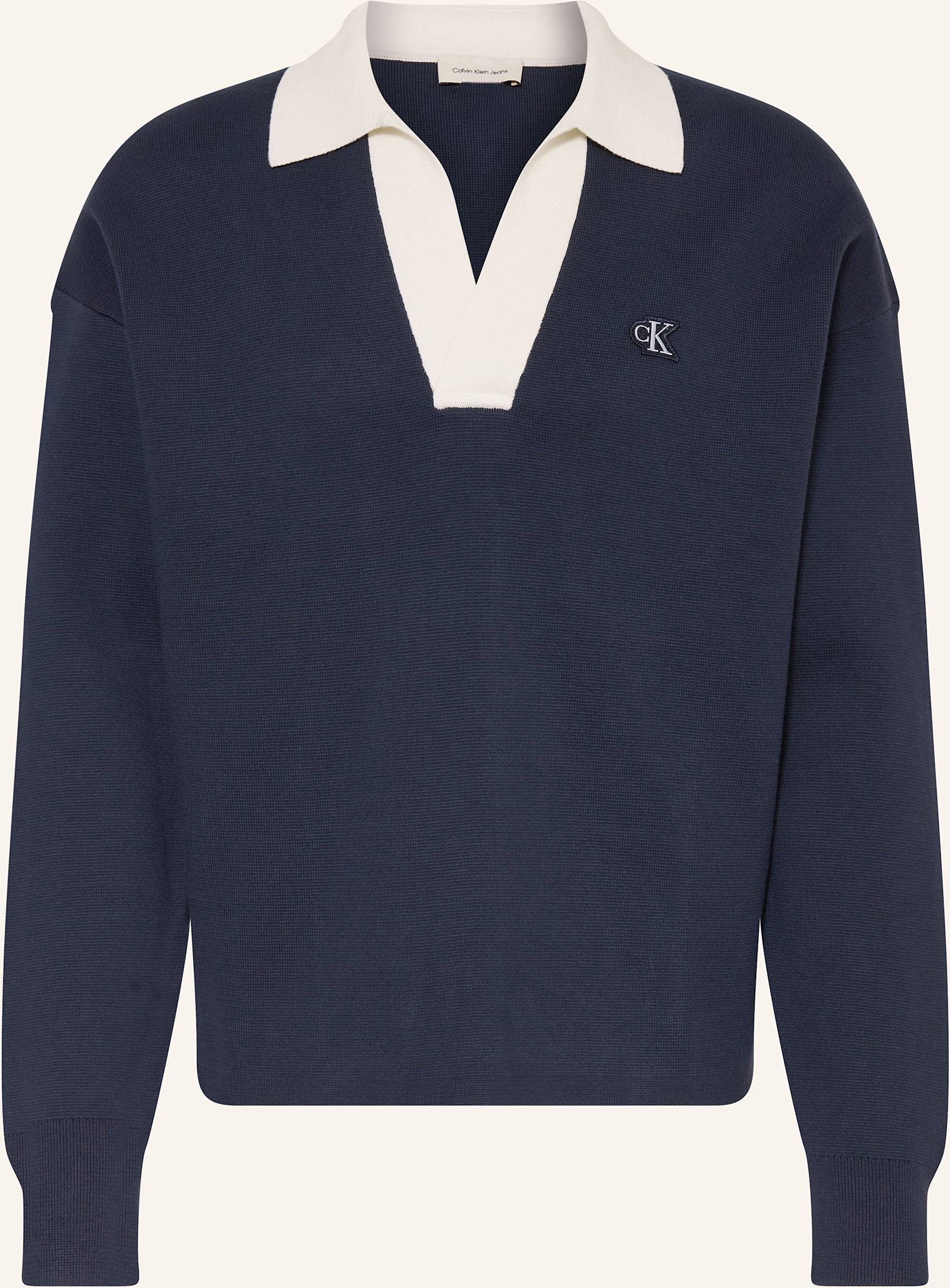 Calvin Klein Jeans Pullover blau