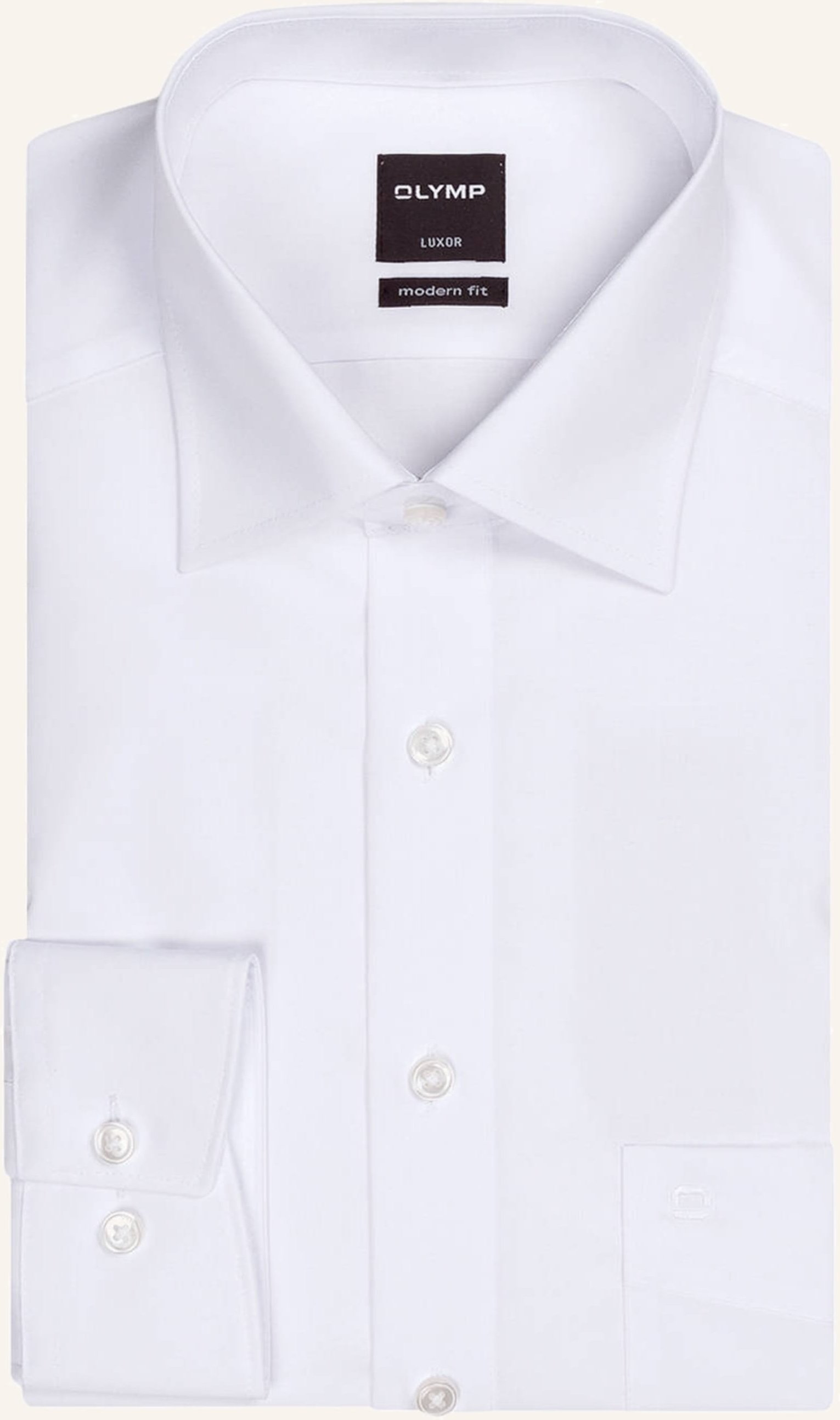Thumbnail - Olymp Hemd Luxor Modern Fit Mit Extralangem Arm weiss