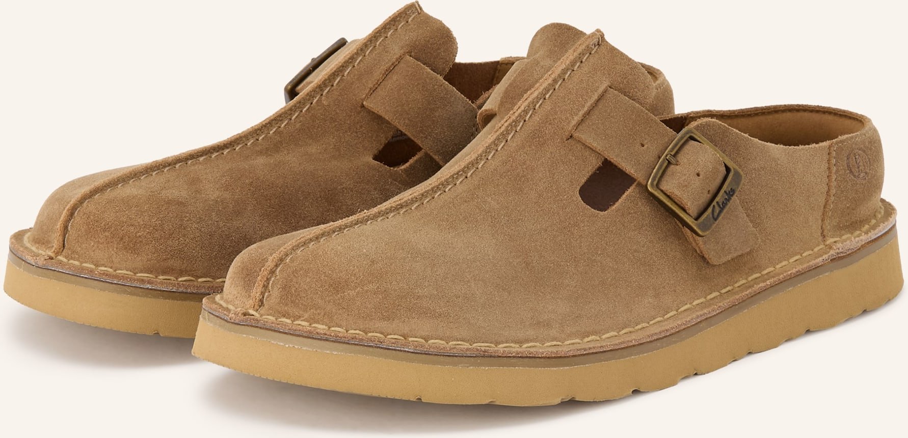 Clarks Pantoletten Solsbury Mule beige