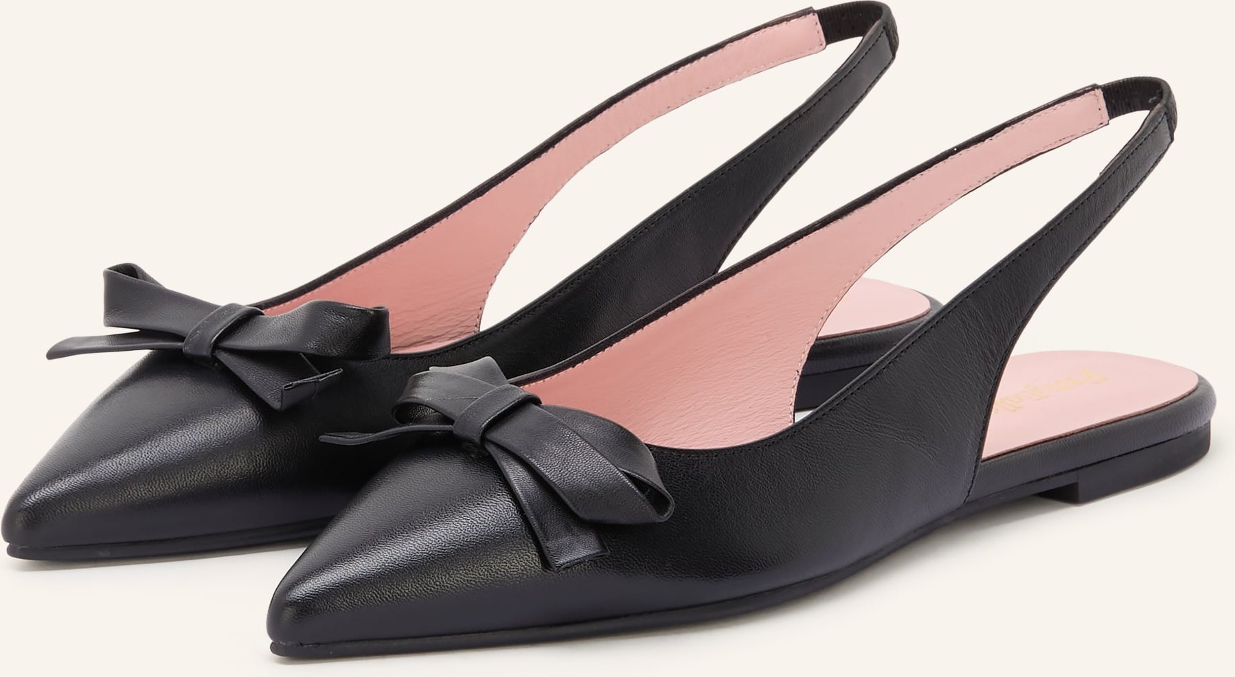 Pretty Ballerinas Slingballerinas Coton schwarz
