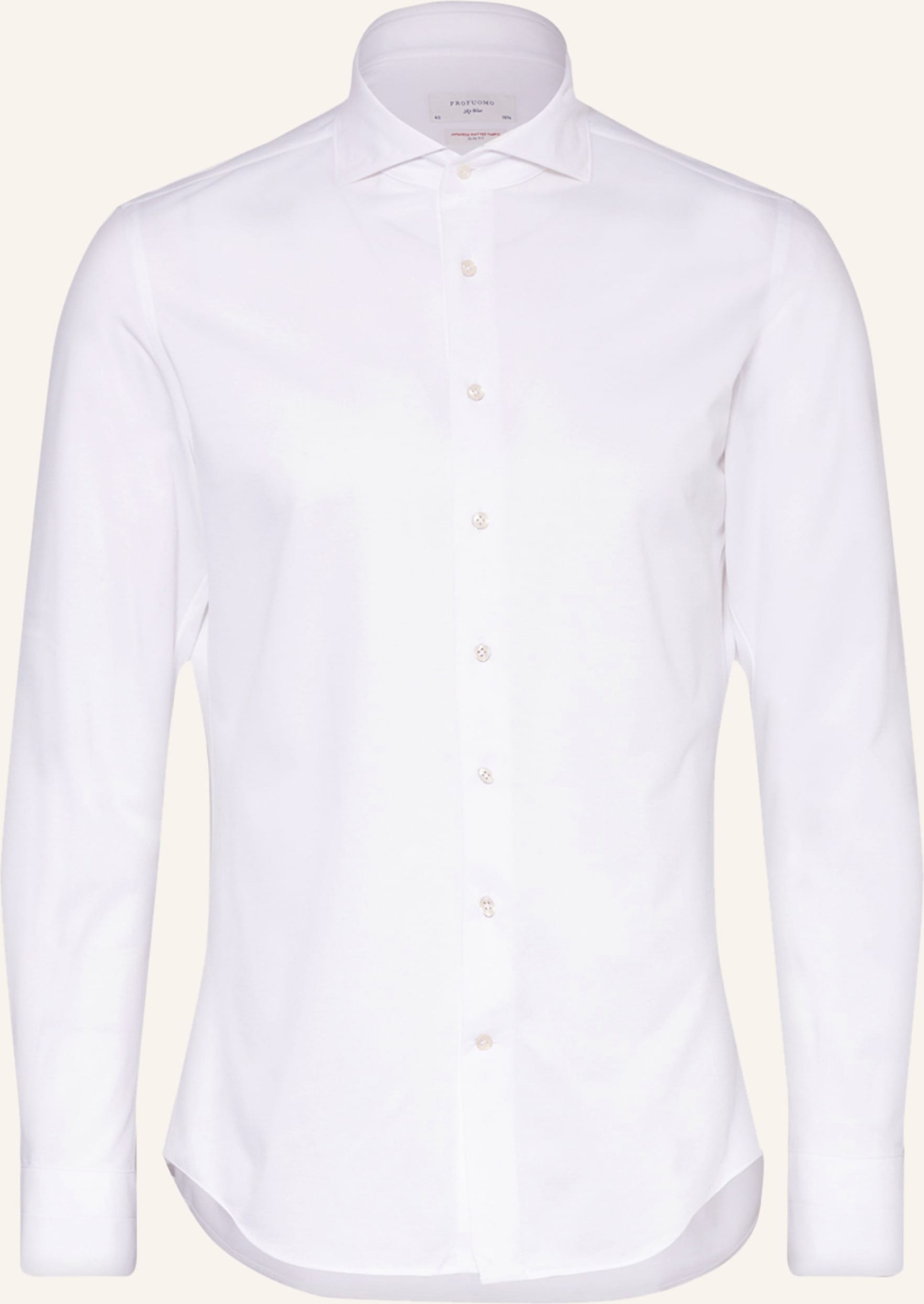 Thumbnail - Profuomo Hemd Slim Fit weiss