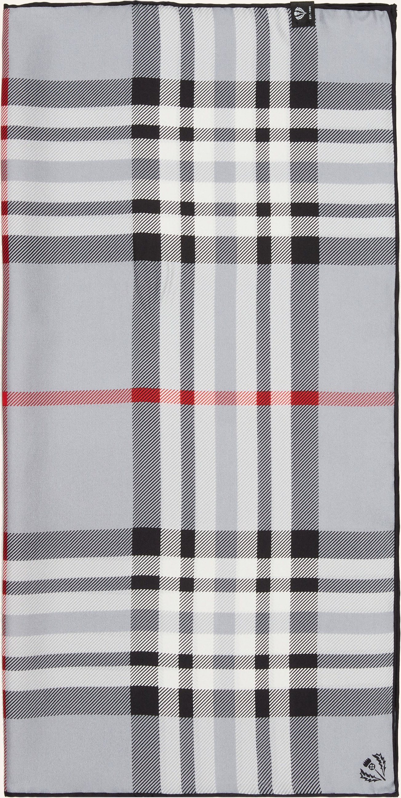 Fraas Seidentuch grau