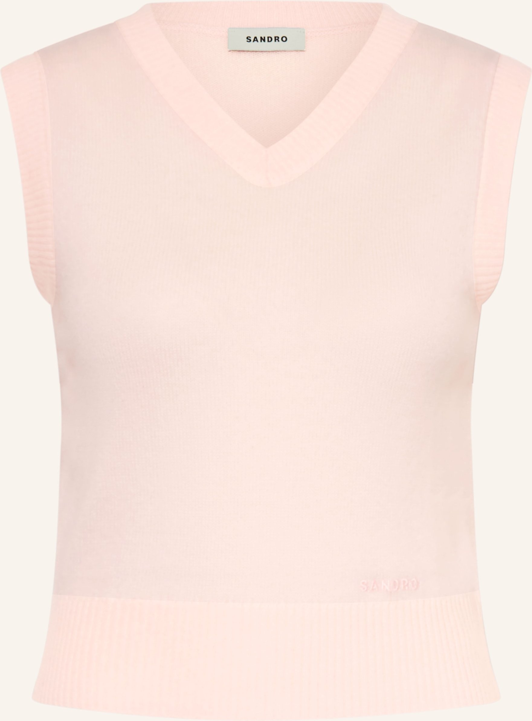 Sandro Pullunder Mit Cashmere pink