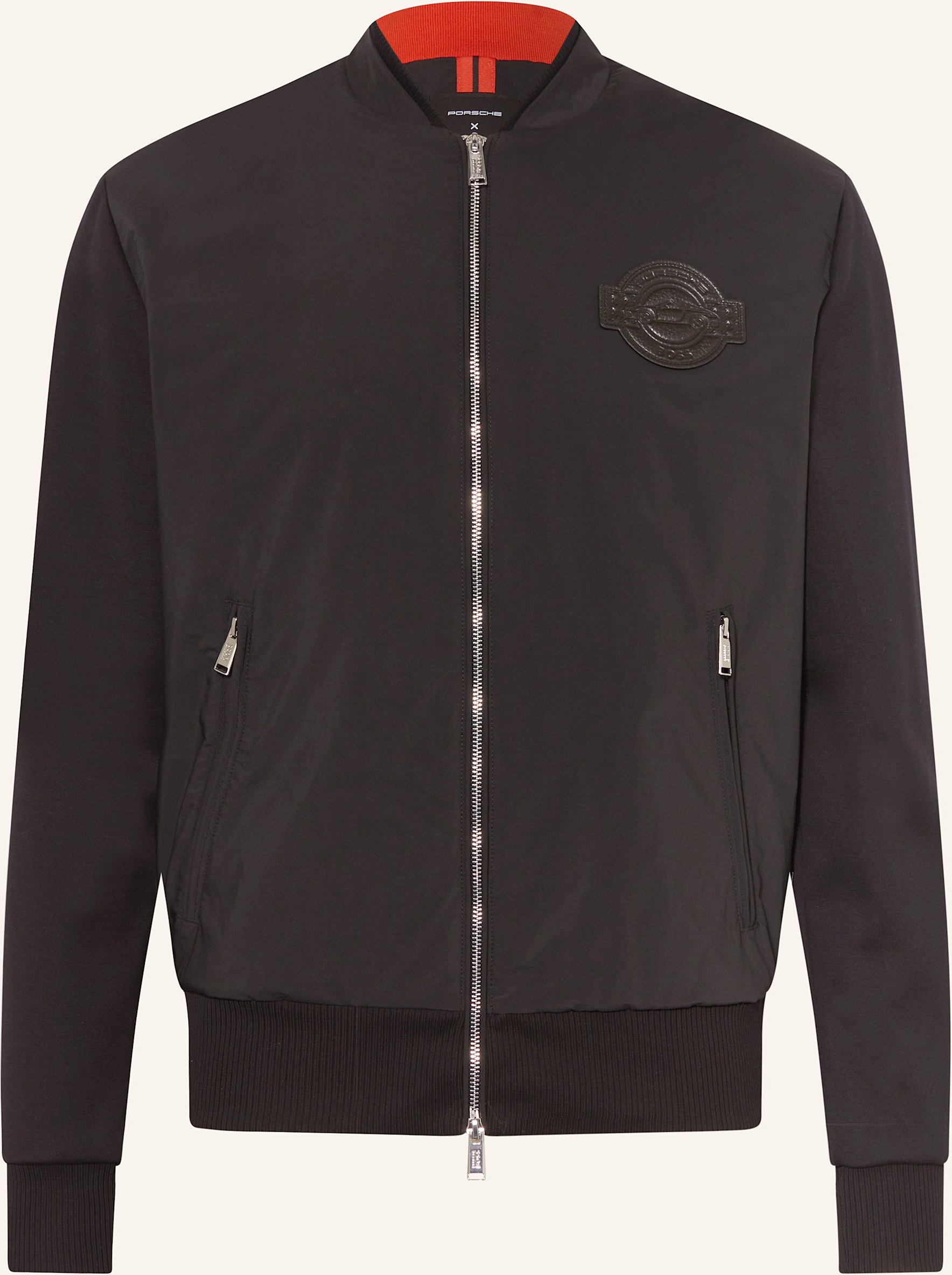 Boss Blouson Skiles Im Materialmix schwarz