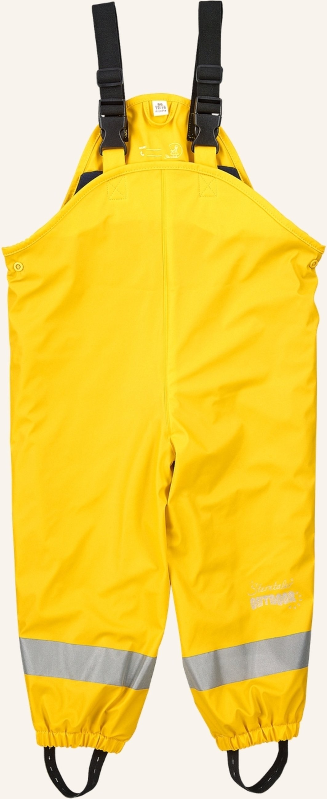 Sterntaler Regenträgerhose Gefüttert gelb