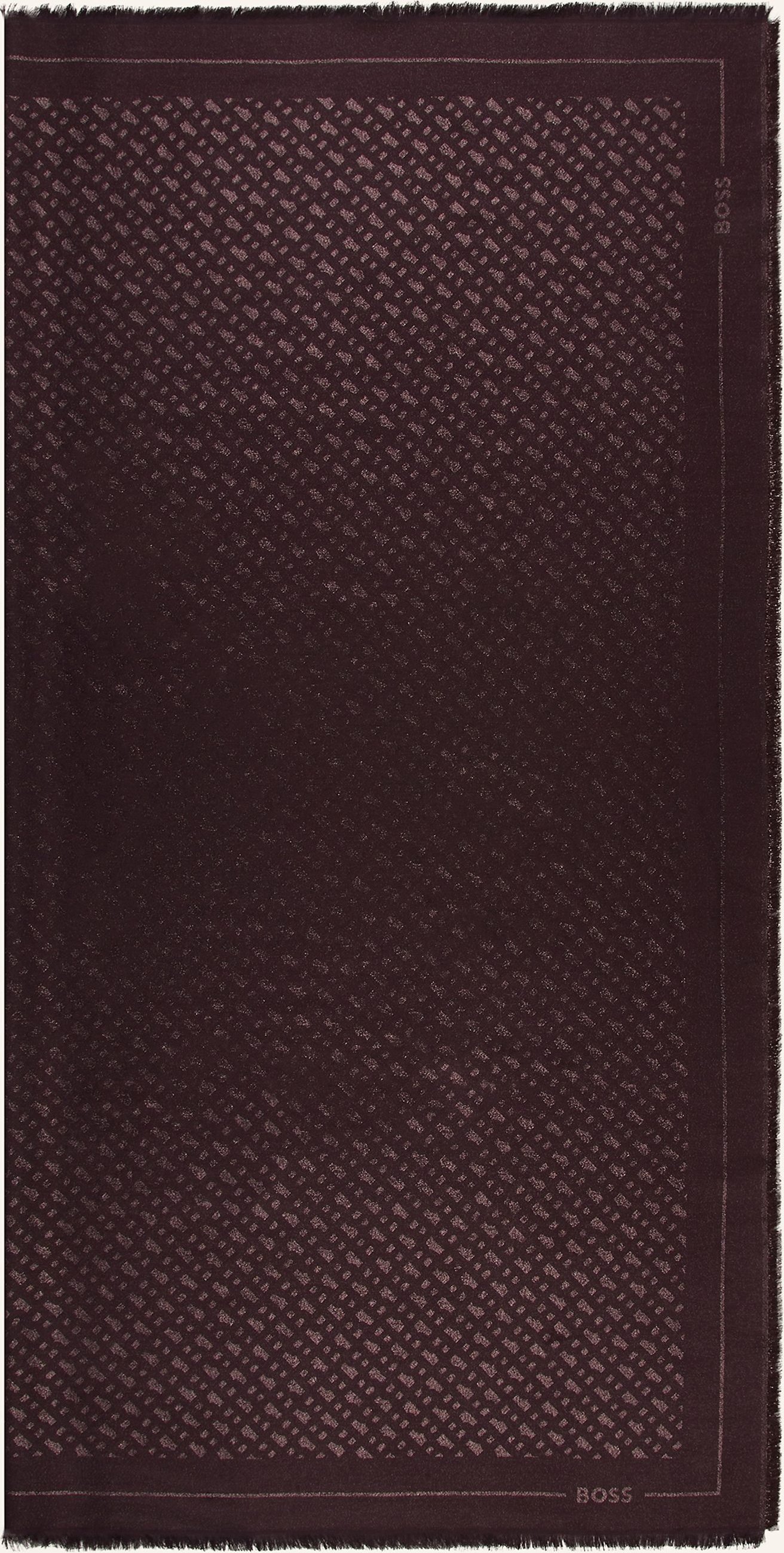 Boss Schal Mit Glitzergarn rot