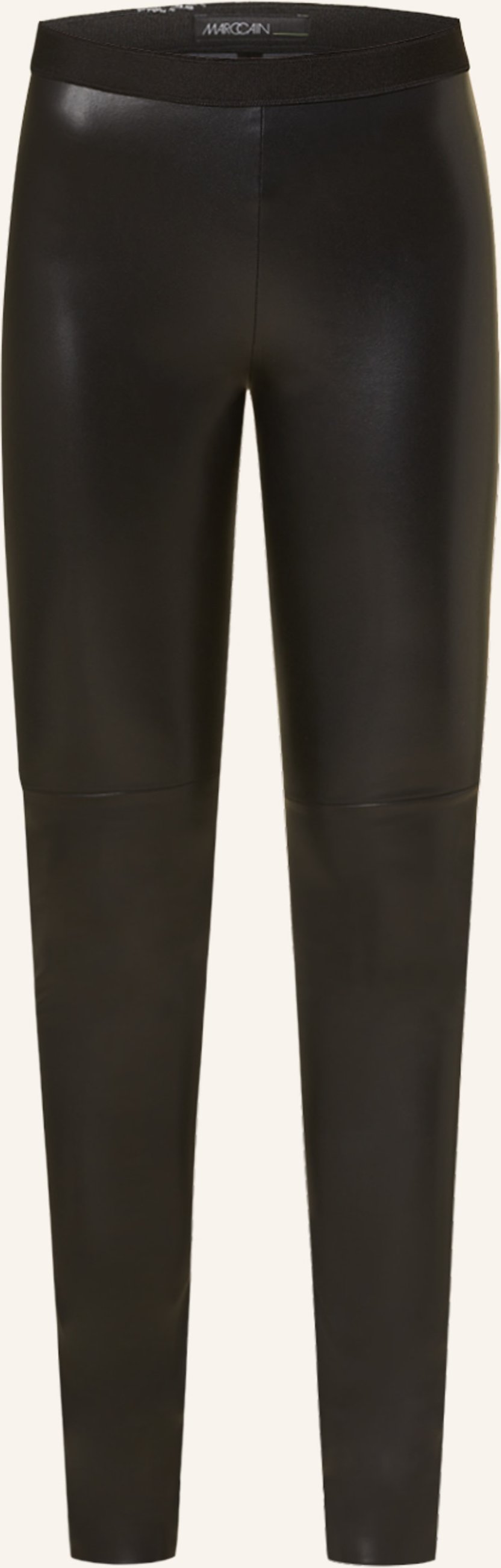 Marc Cain Leggings In Lederoptik schwarz