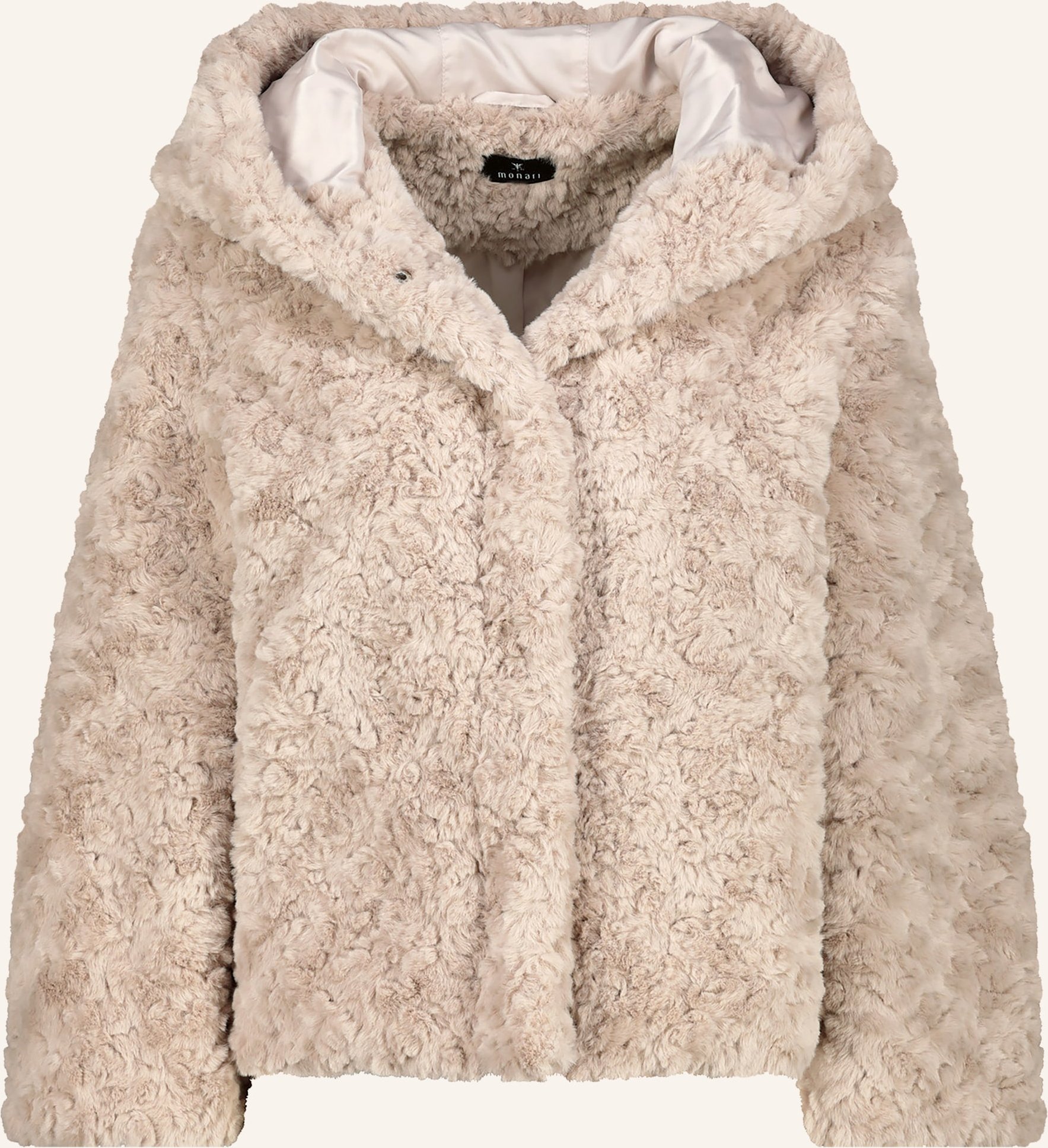 Monari Kunstfell-Jacke braun