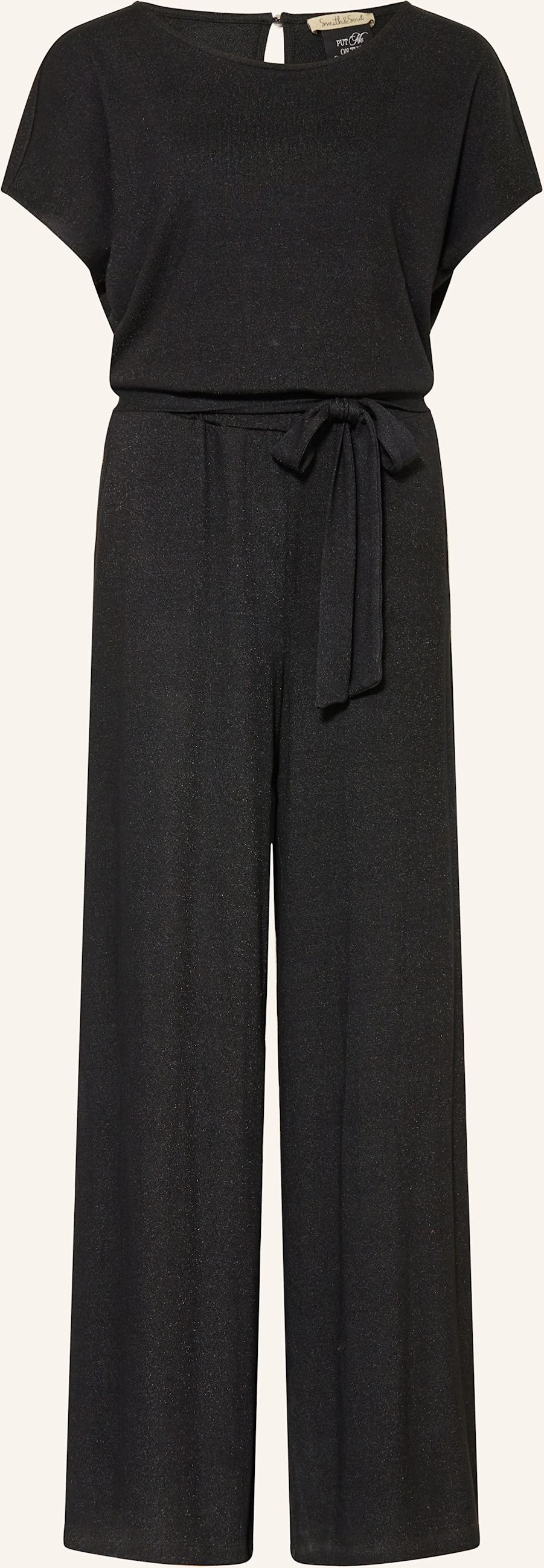 Smith & Soul Jumpsuit Mit Glitzergarn schwarz