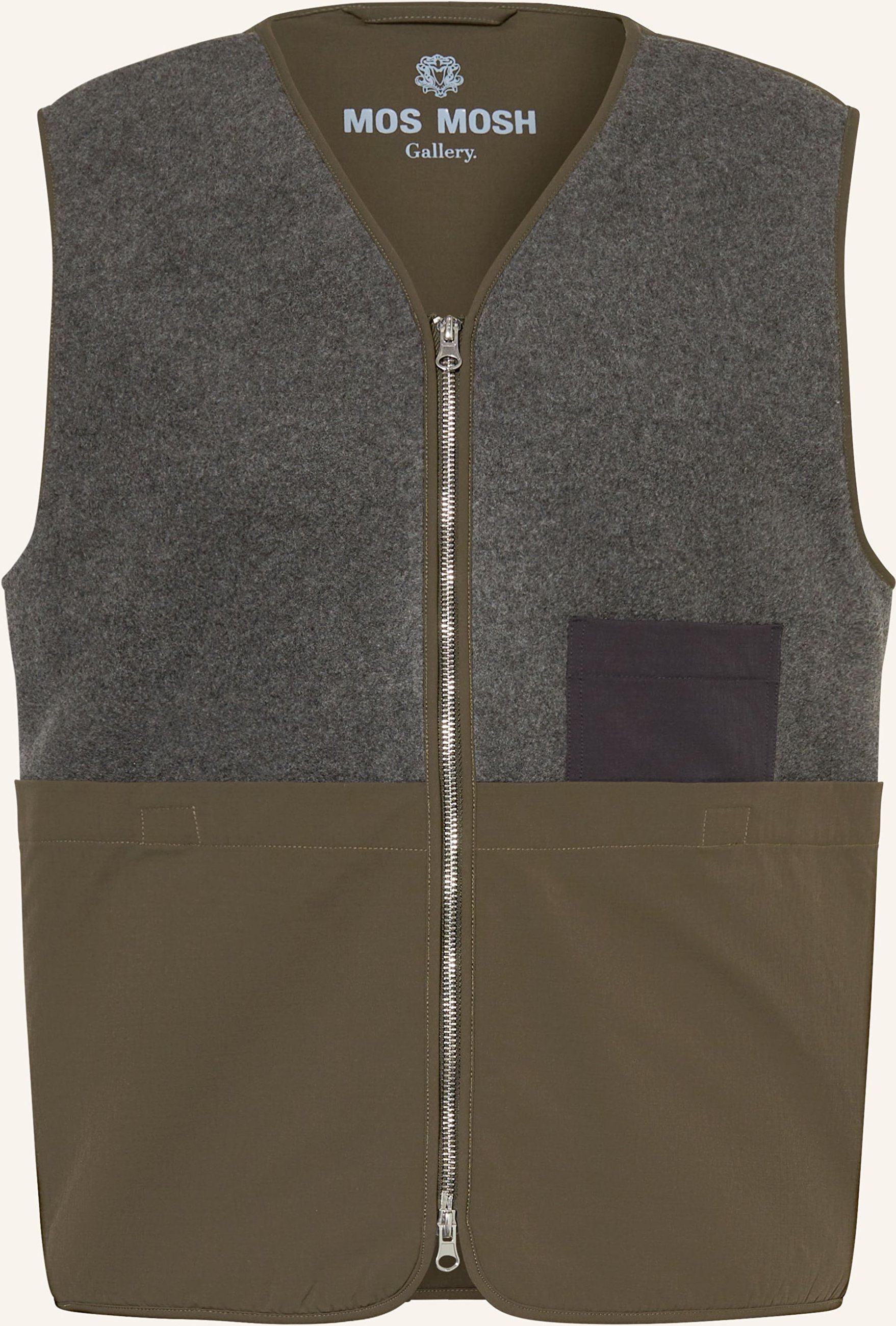 Mos Mosh Gallery Fleeceweste Mmgcess gruen