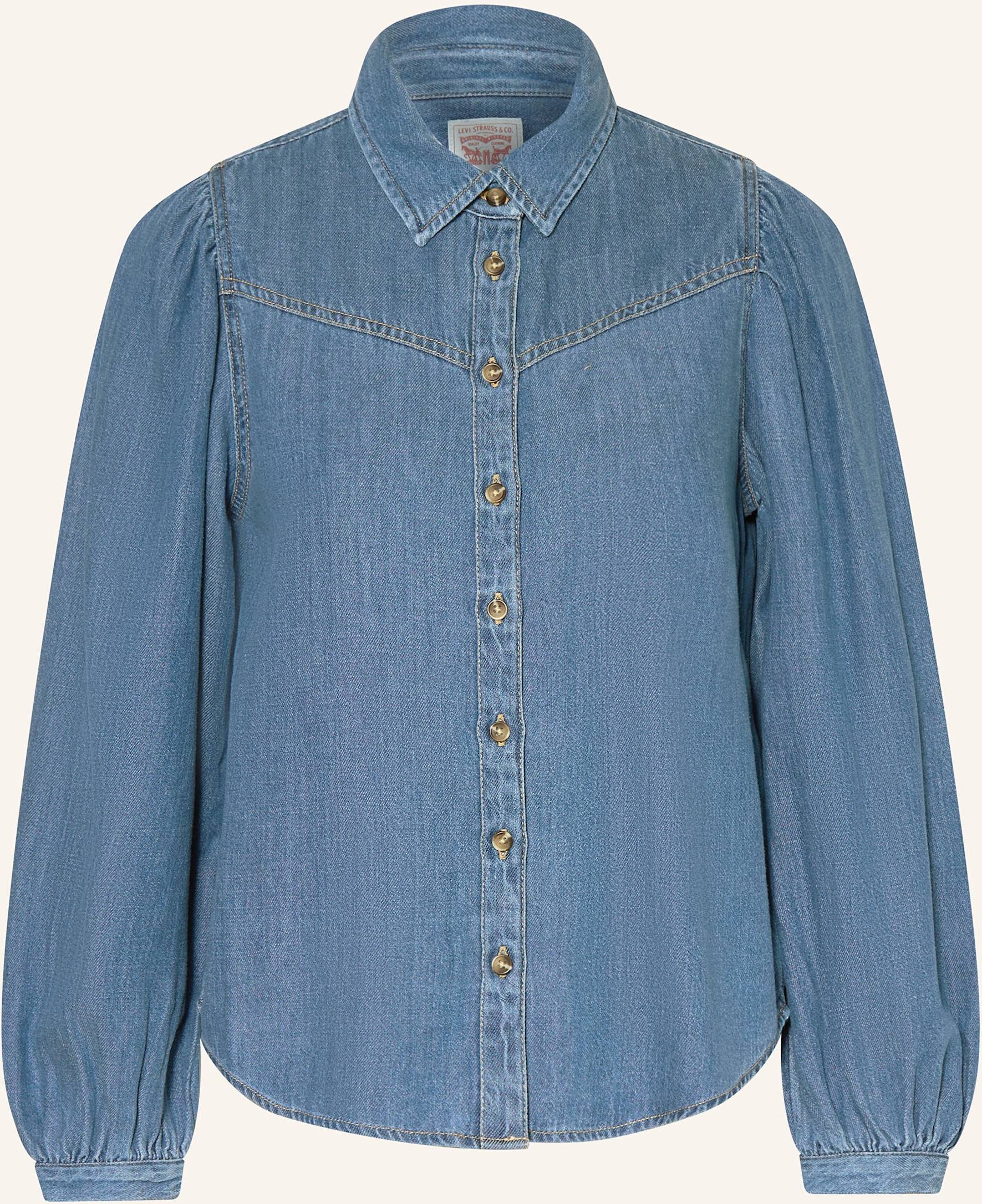 Thumbnail - Levi's® Jeansbluse Journey Mit Rüschen blau