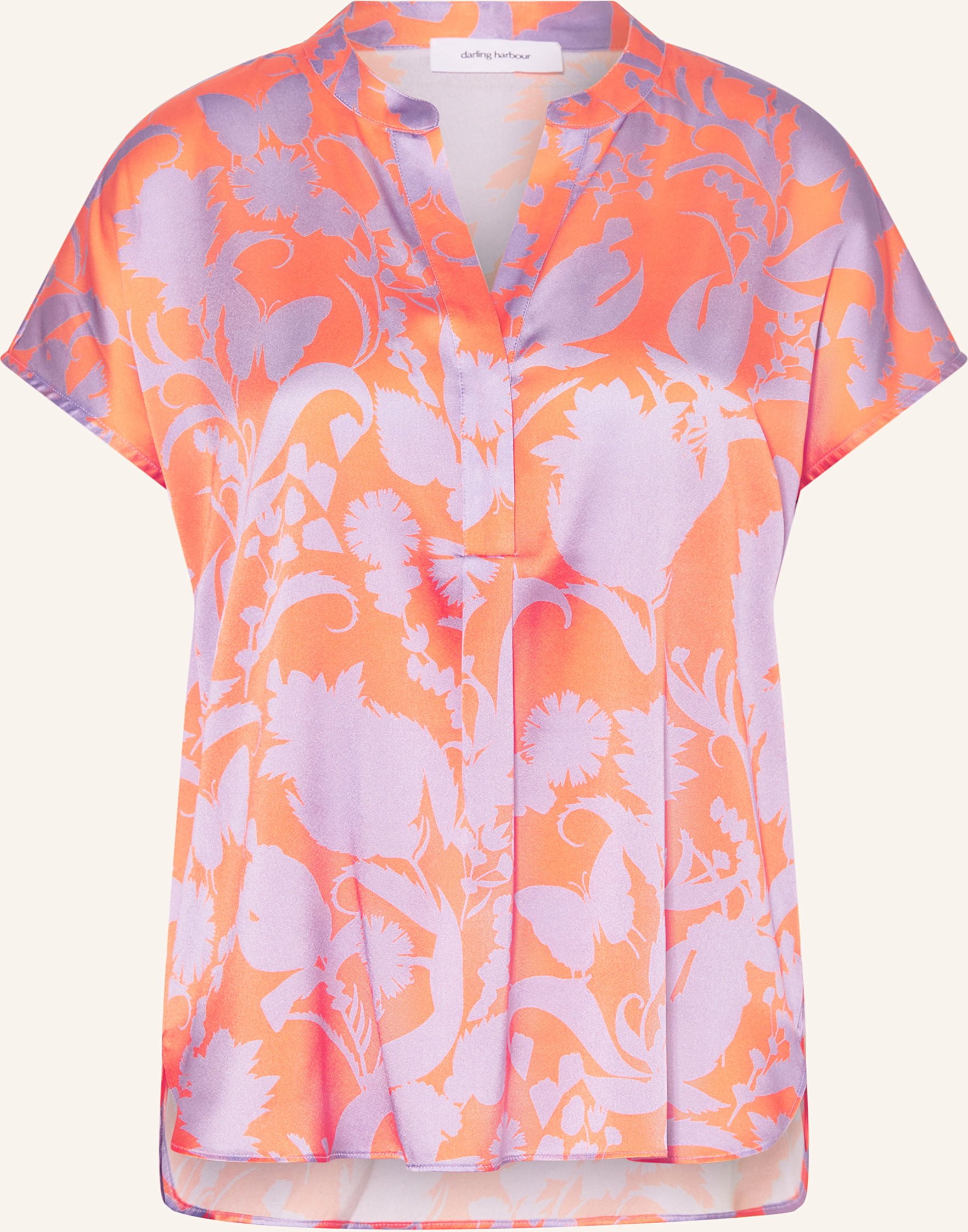 Darling Harbour Blusenshirt Aus Seide orange