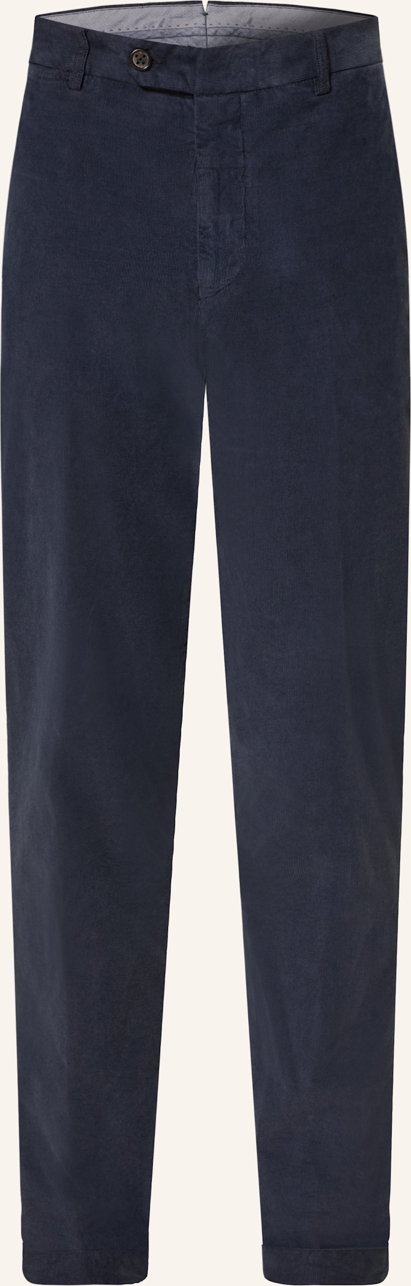 Thumbnail - Berwich Cordchino Retro Contemporary Fit blau