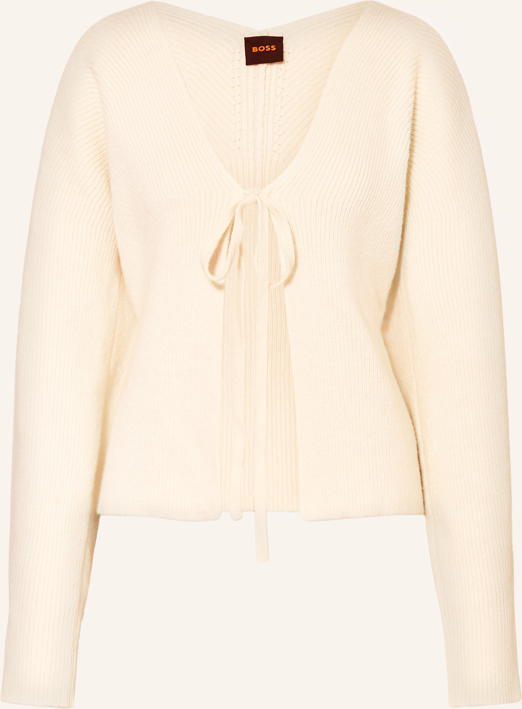 Boss Strickjacke Fumm weiss