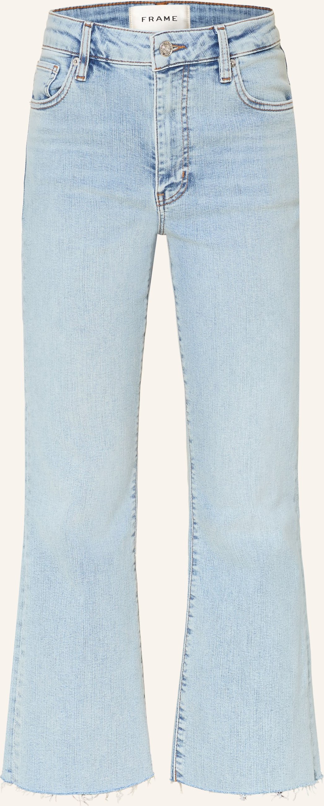 Frame Flared Jeans The Reboot Crop blau