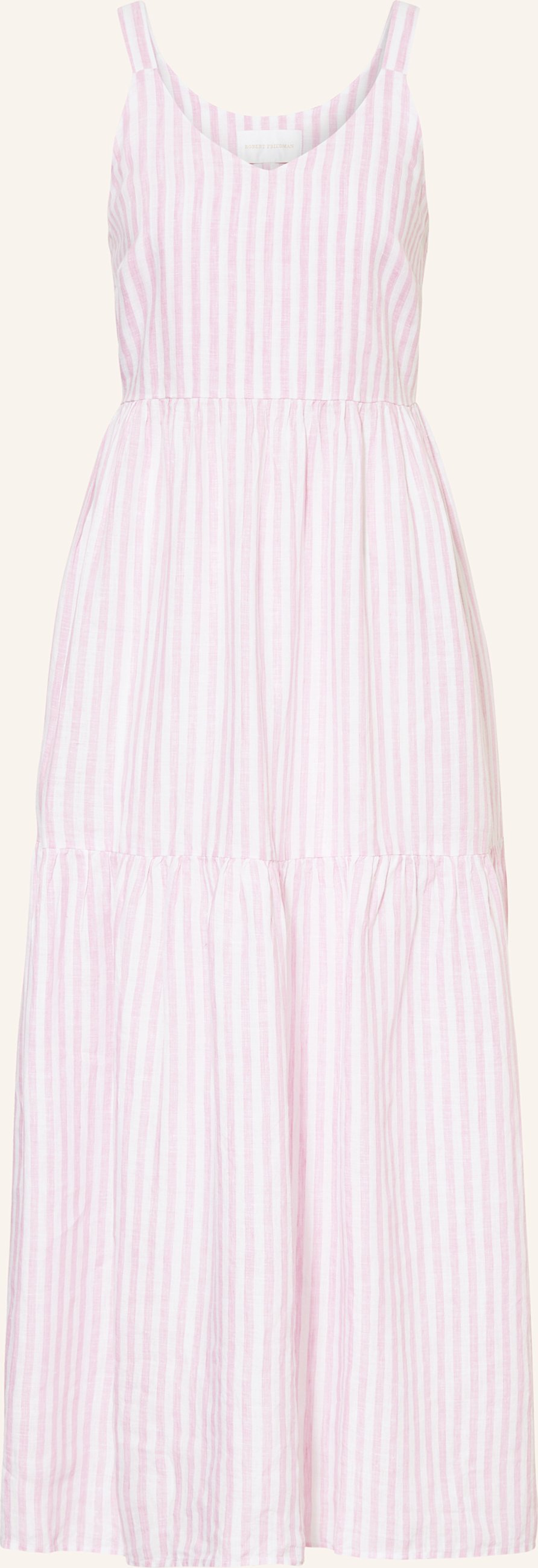Thumbnail - Robert Friedman Leinenkleid Amiral rosa