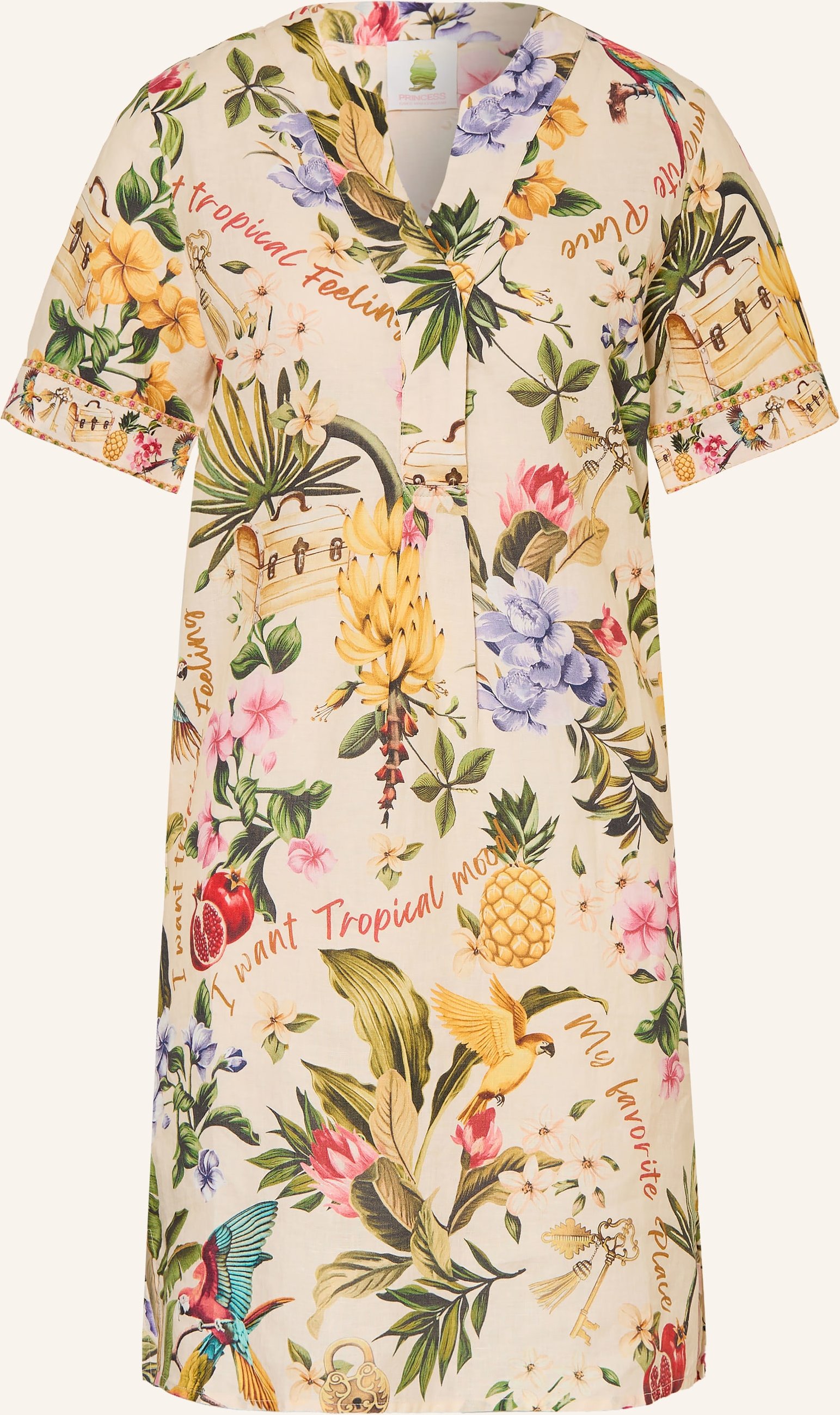 Princess Goes Hollywood Leinenkleid weiss