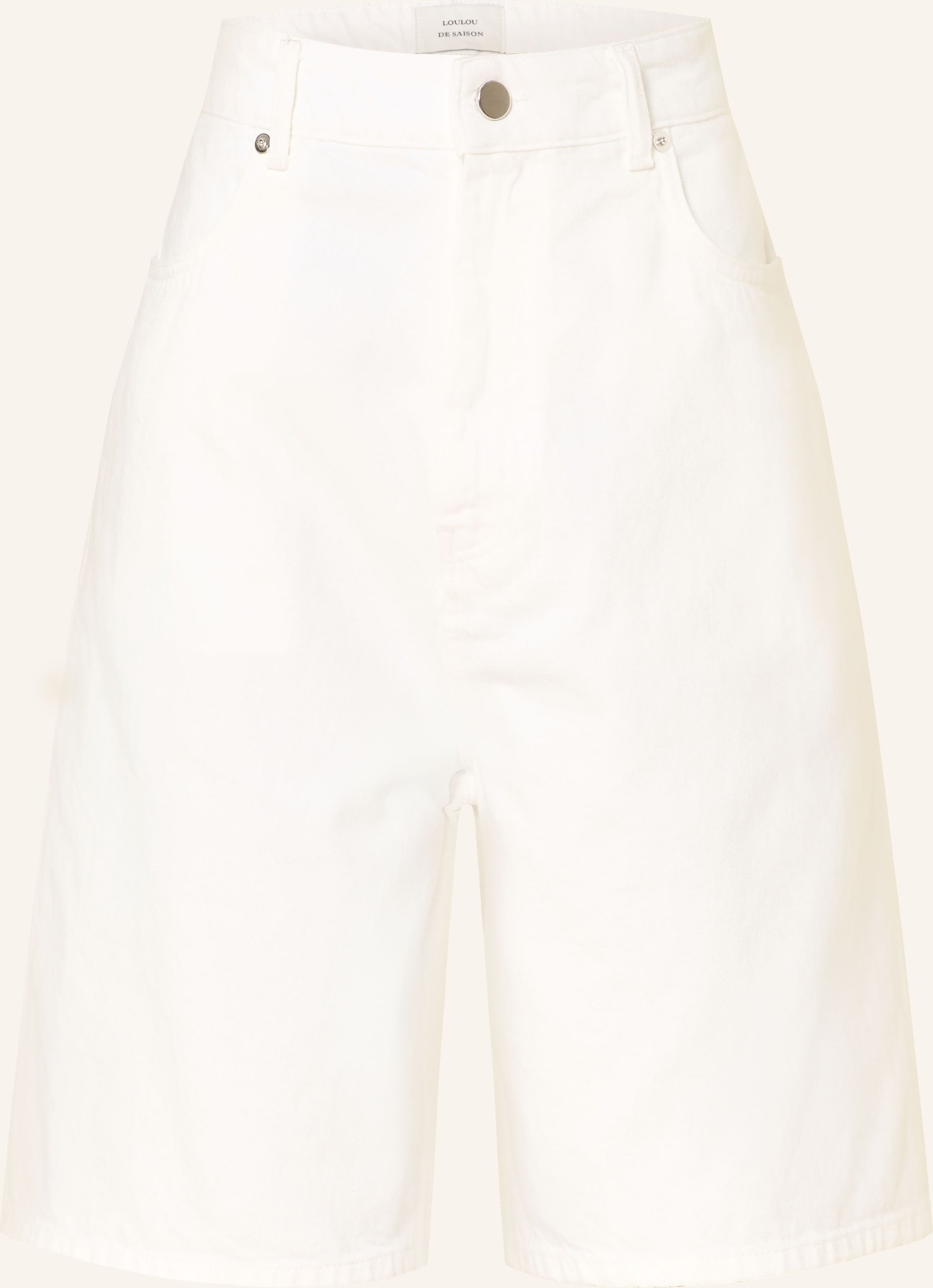 Loulou De Saison Jeansshorts Isu weiss