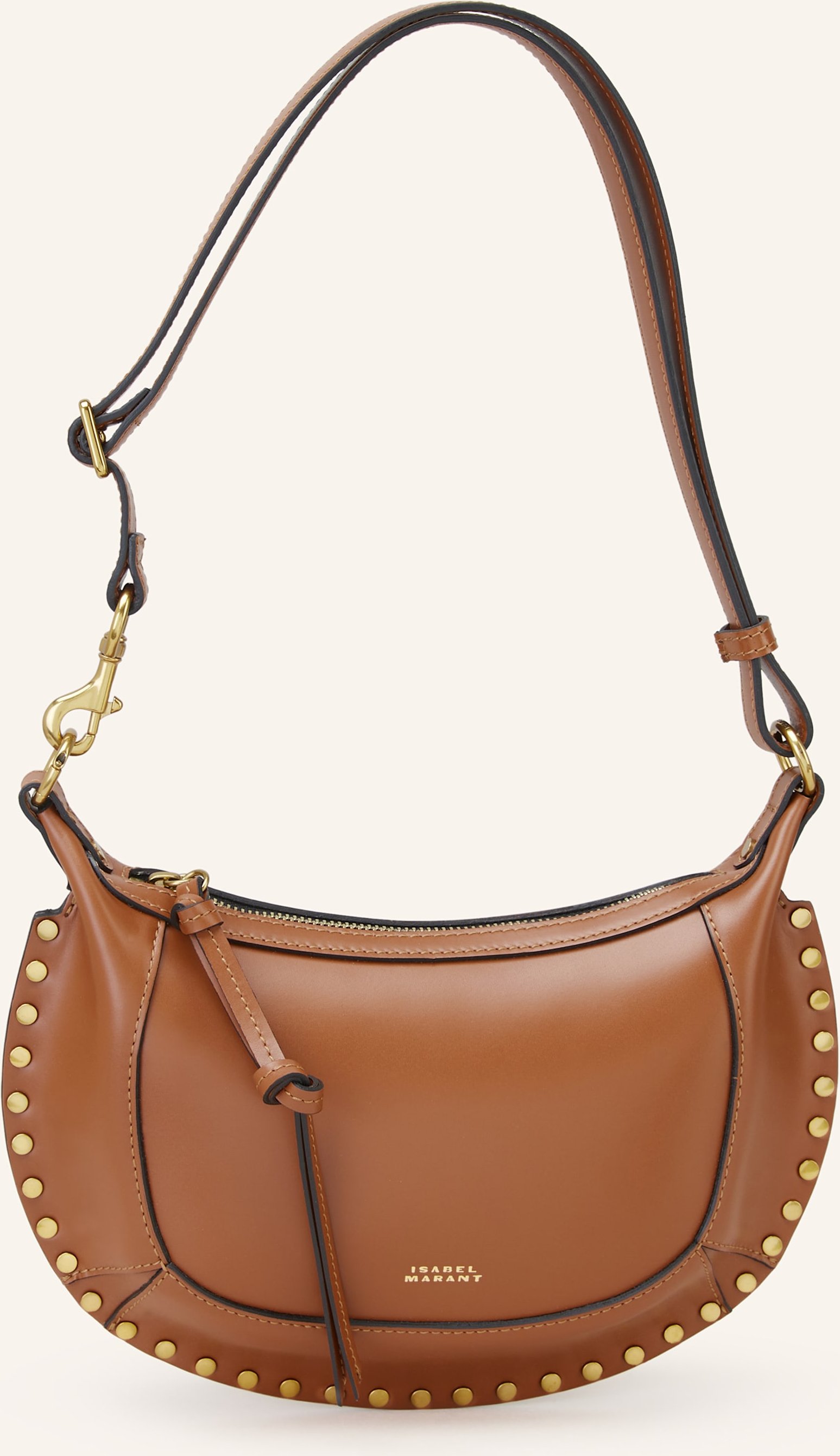 Isabel Marant Umhängetasche Oskan Moon braun