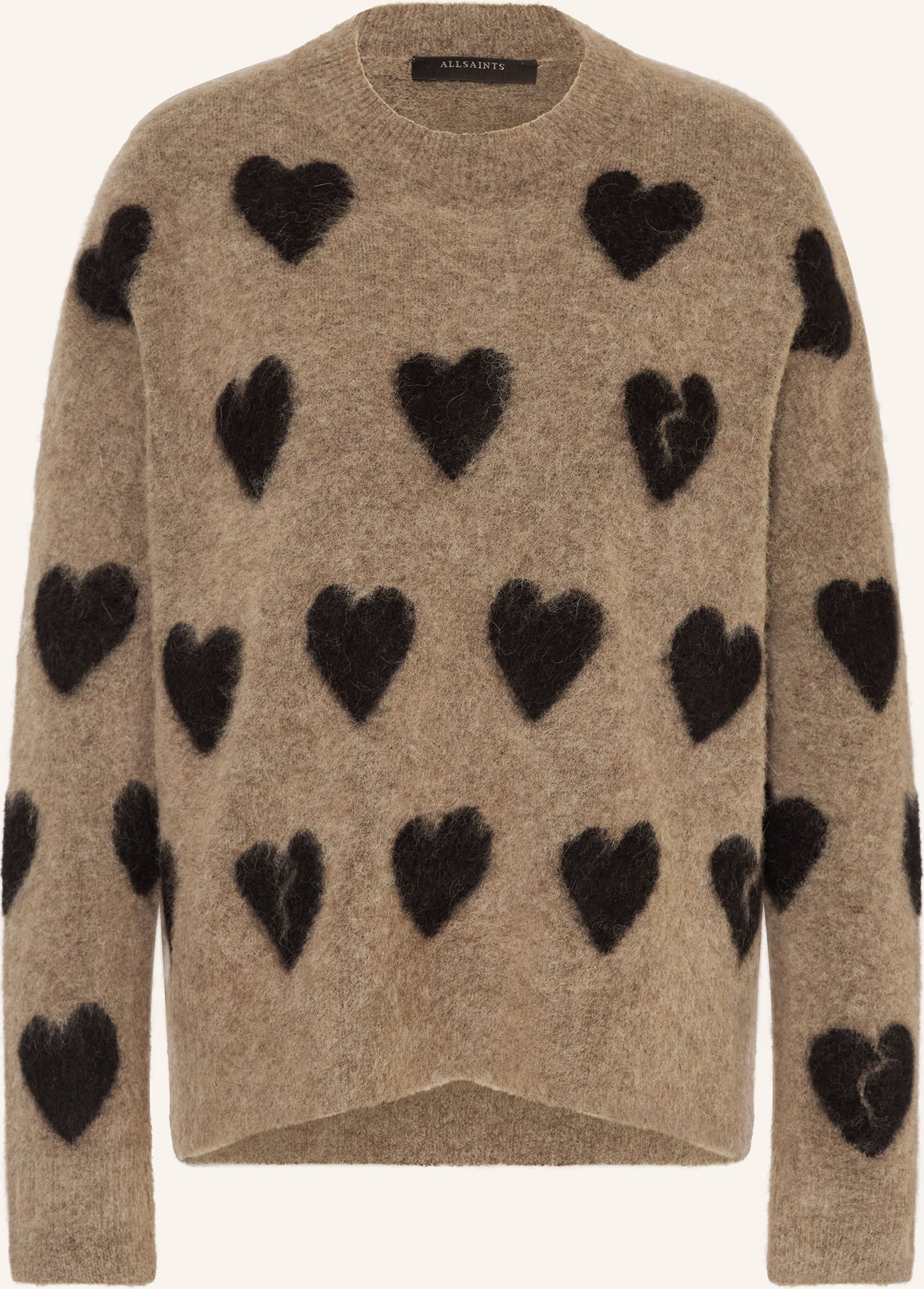 Allsaints Pullover Amora Mit Alpaka braun