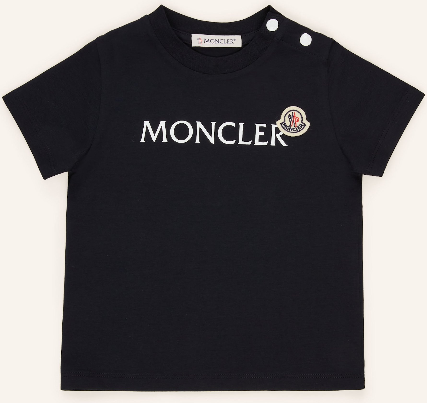 Moncler Enfant T-Shirt blau