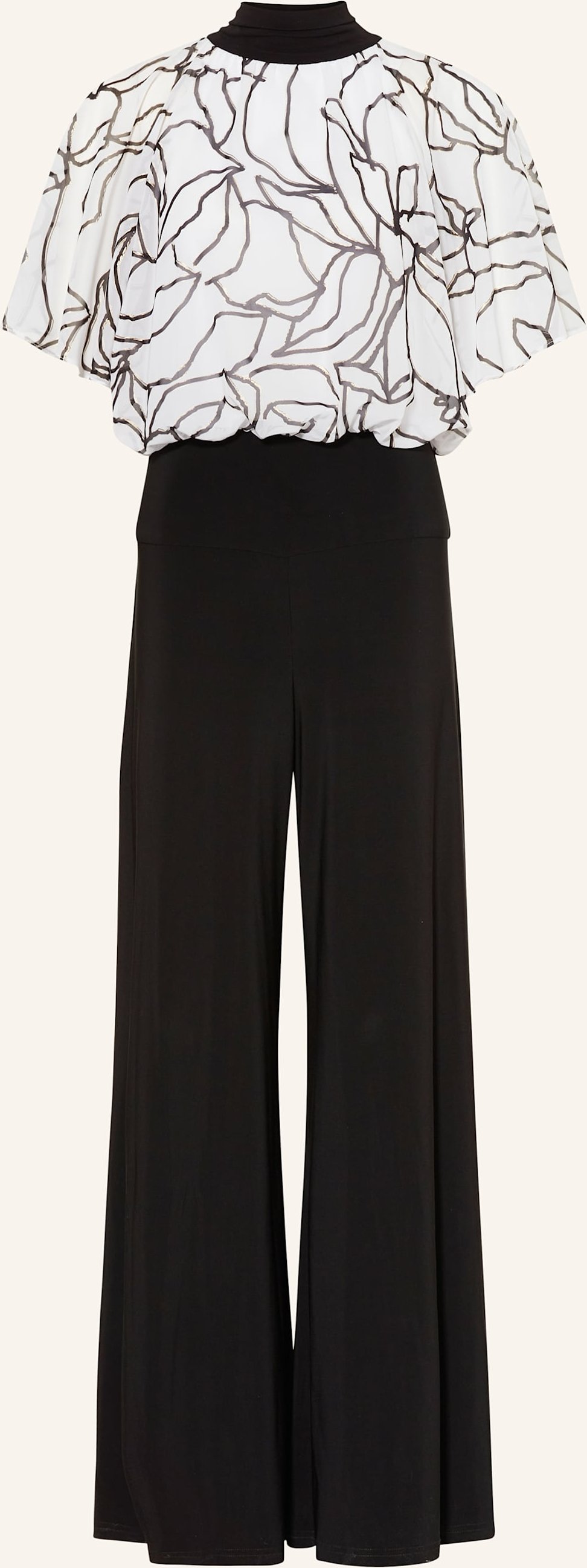 Joseph Ribkoff Signature Jumpsuit Im Materialmix schwarz
