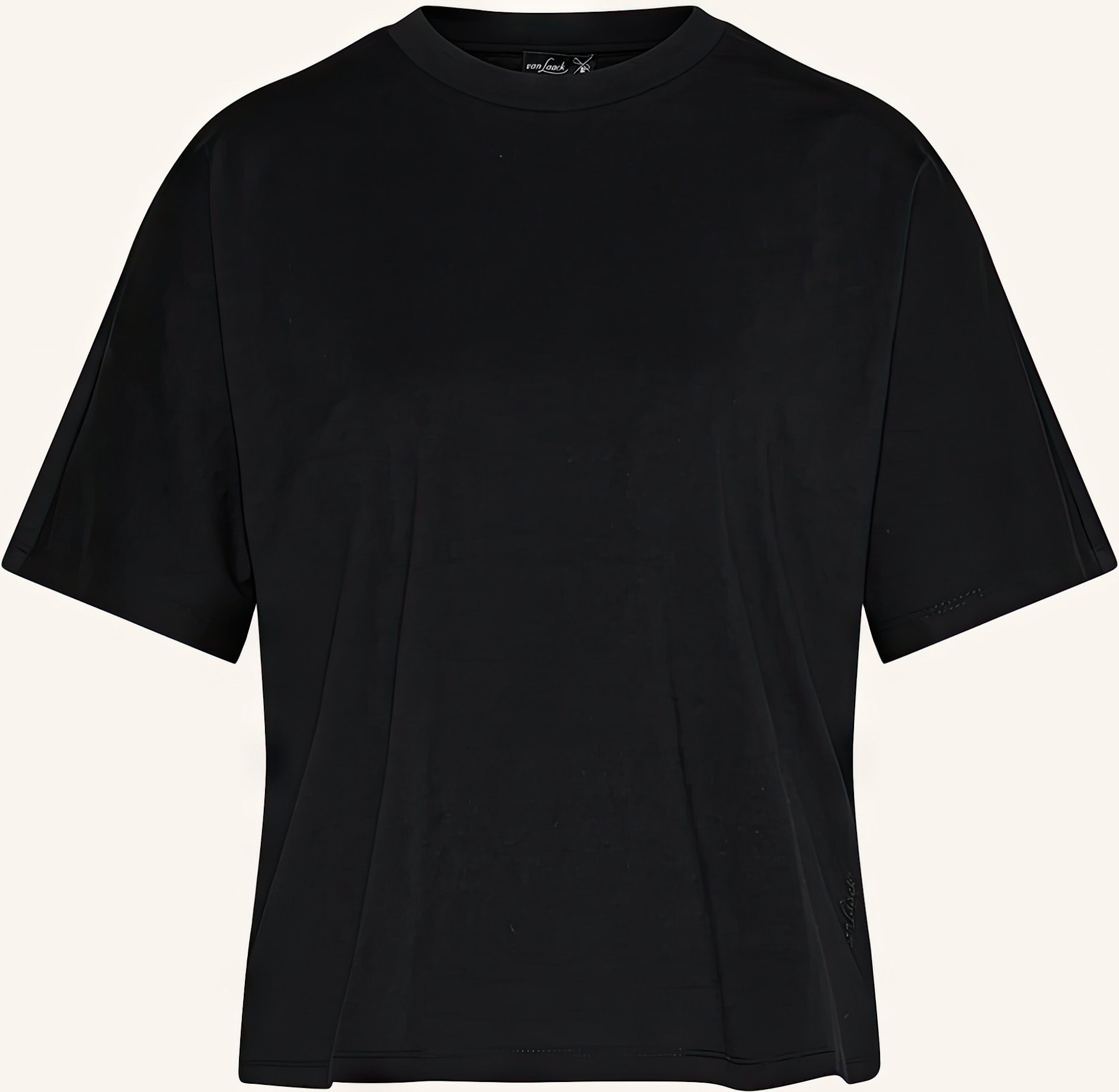 Van Laack T-Shirt Modern Fit schwarz