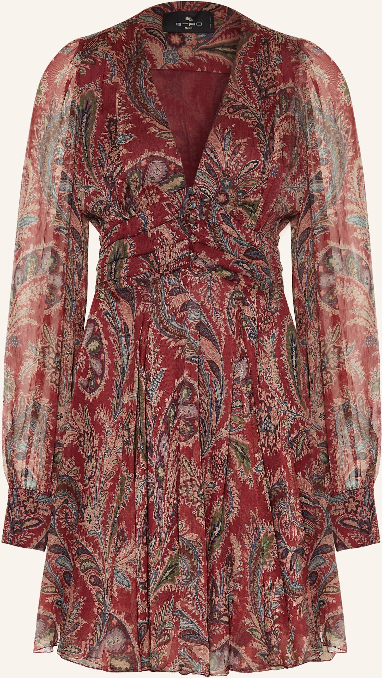 Thumbnail - Etro Seidenkleid rot