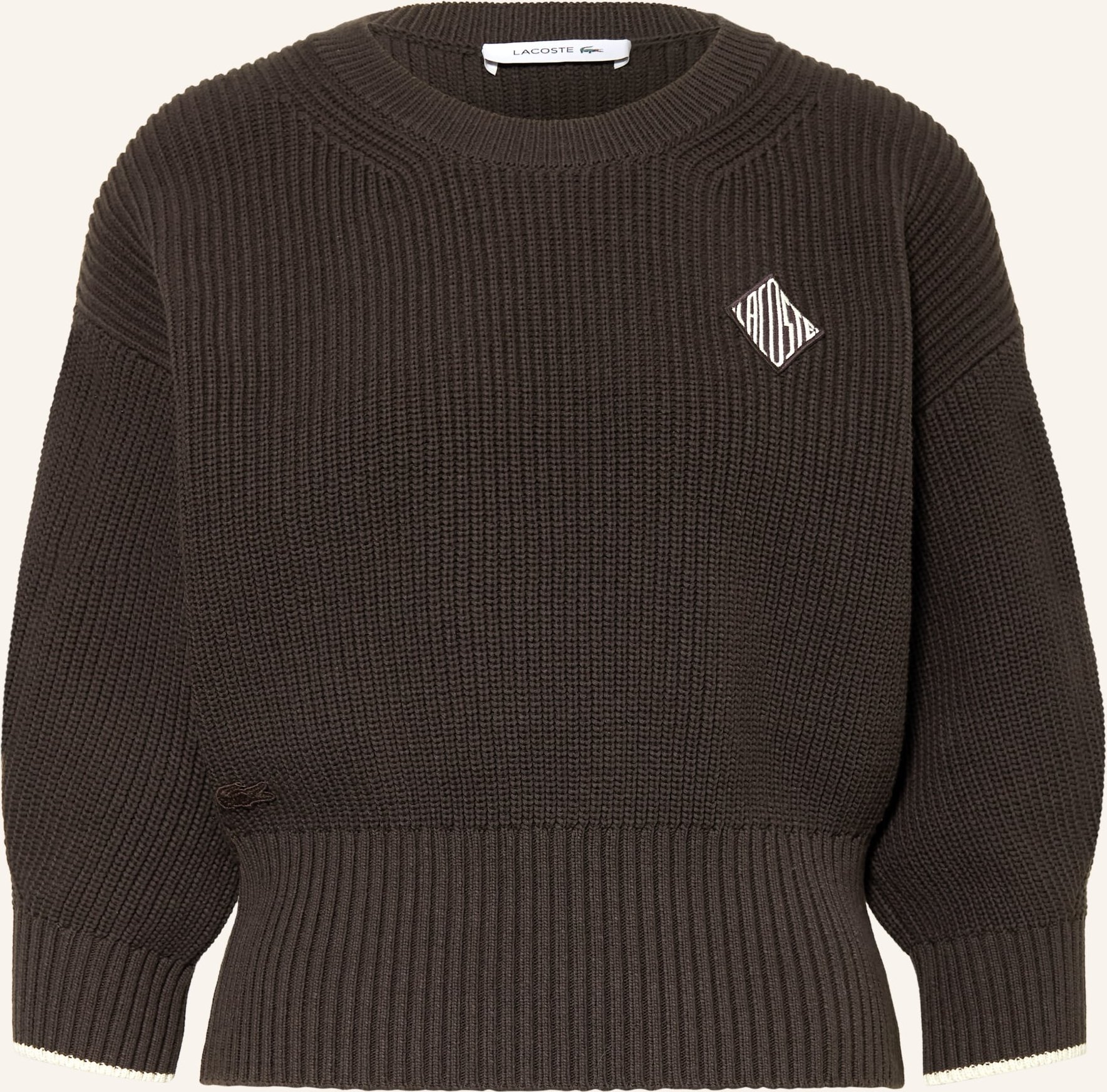 Lacoste Pullover Mit 3/4-Arm braun