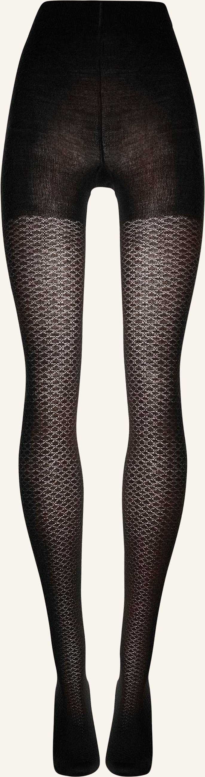 Wolford Wolford Tights Merino Pattern Tights schwarz