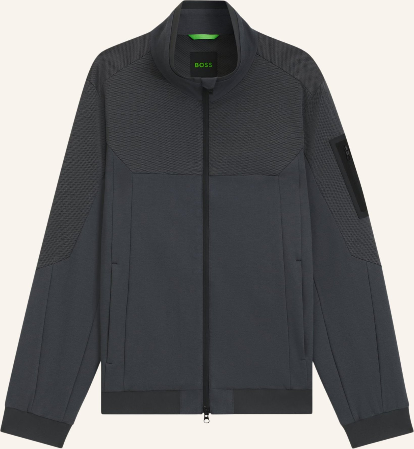 Thumbnail - Boss Casual Jacke J_Jord Tennis Retro Regular Fit grau