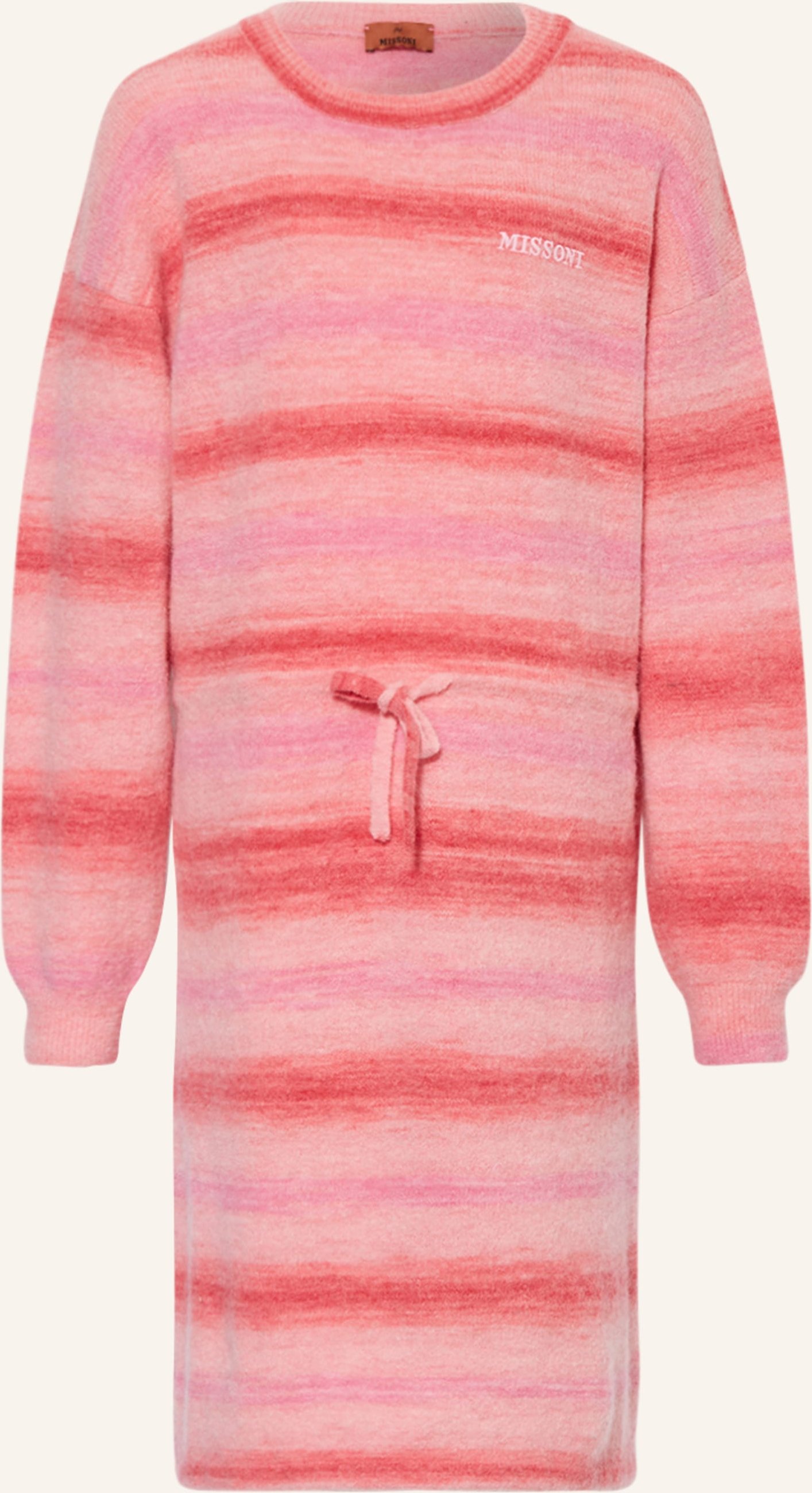 Missoni Strickkleid Mit Alpaka pink