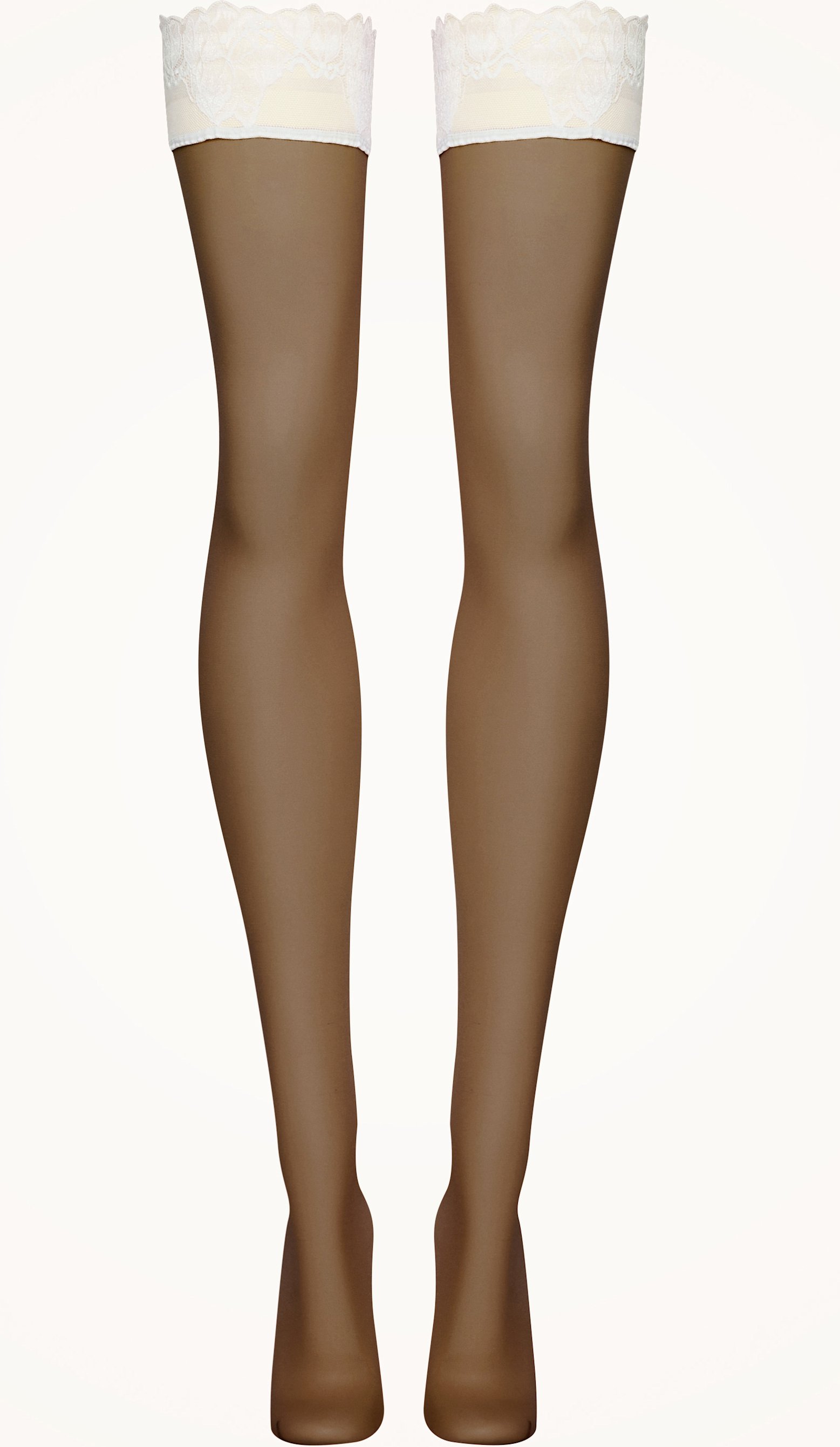 Wolford Halterlose Feinstrümpfe Nude beige