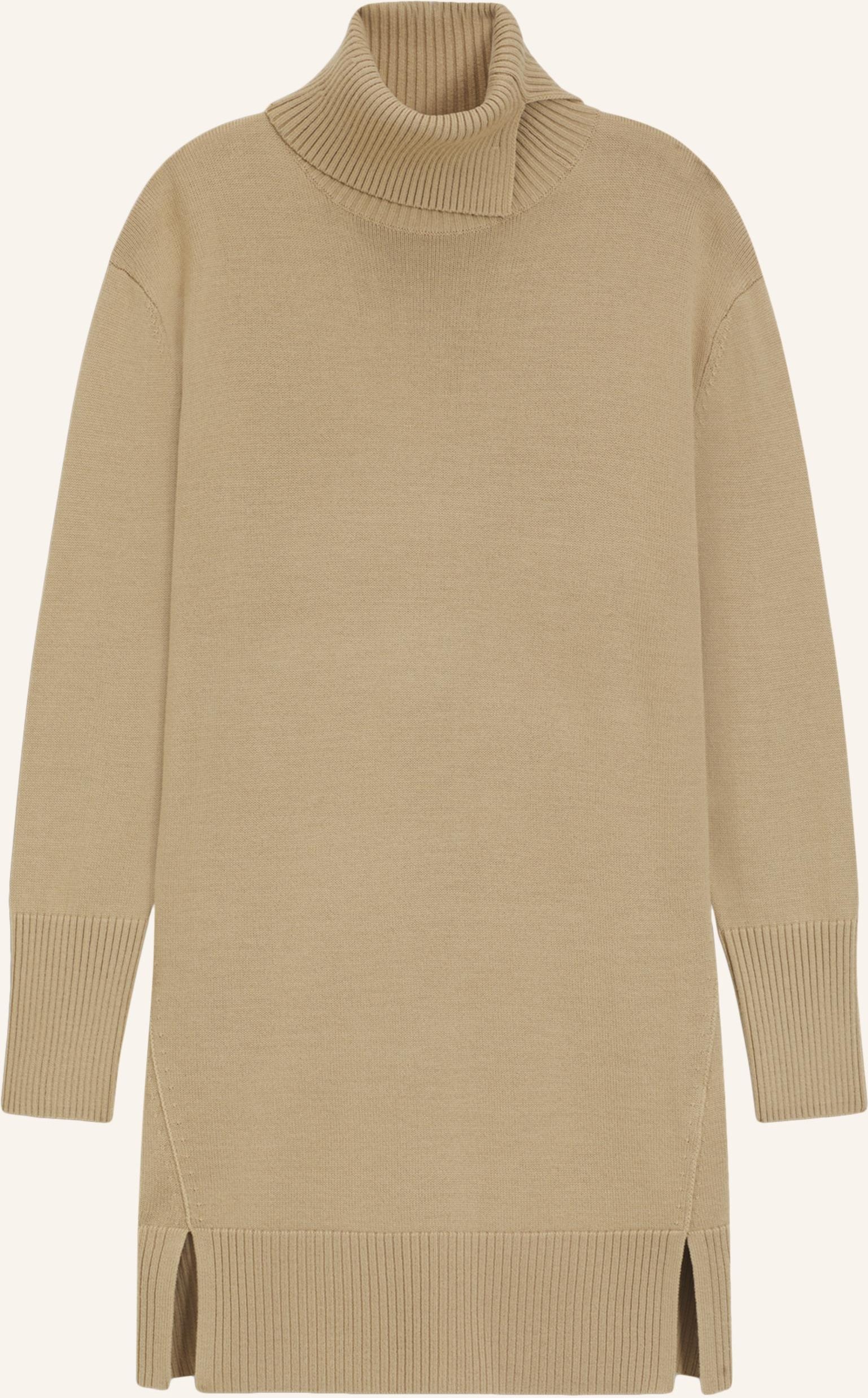 Boss Gestricktes Kleid C_Feringatessa Relaxed Fit braun