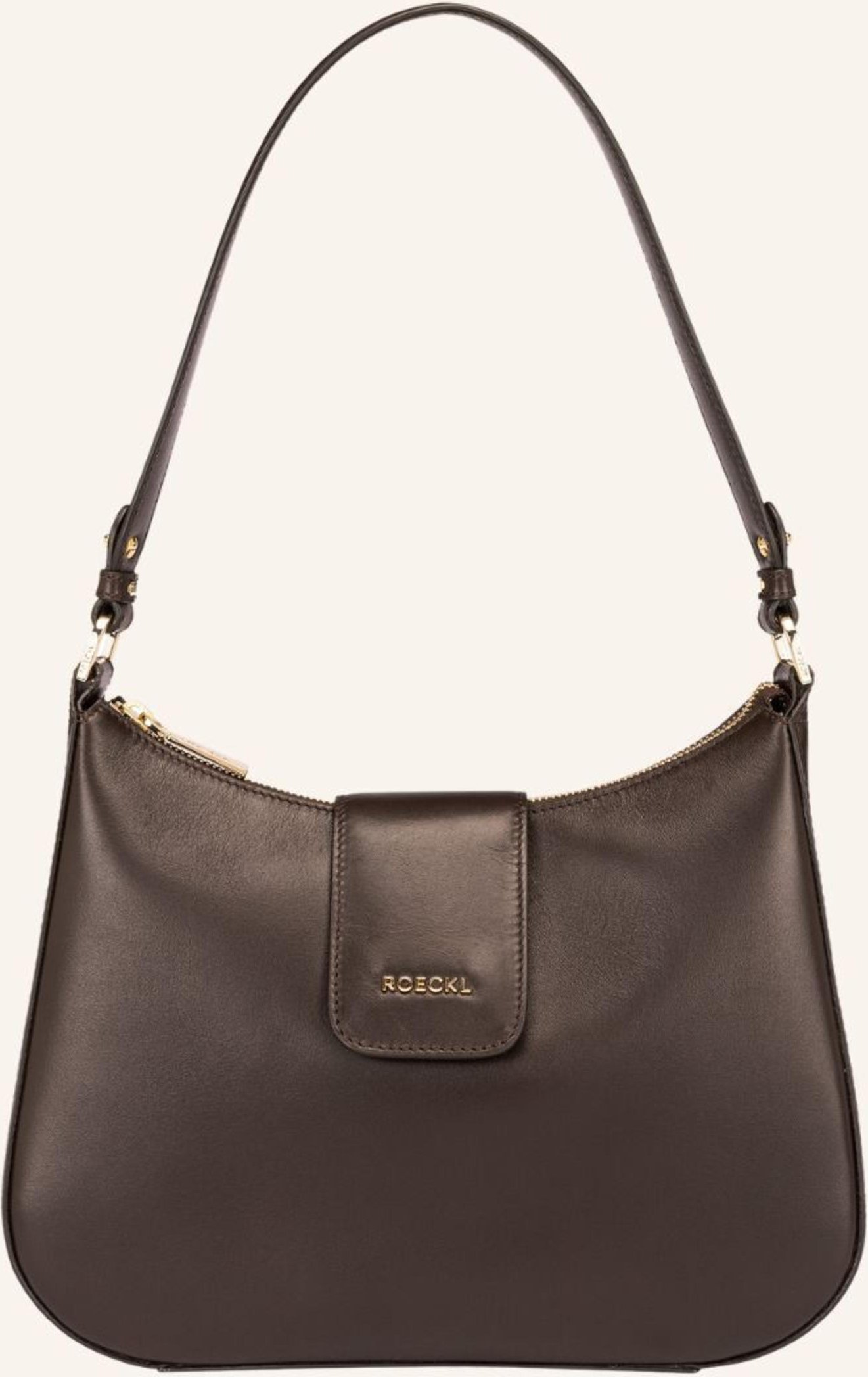 Roeckl Schultertasche Florencia braun