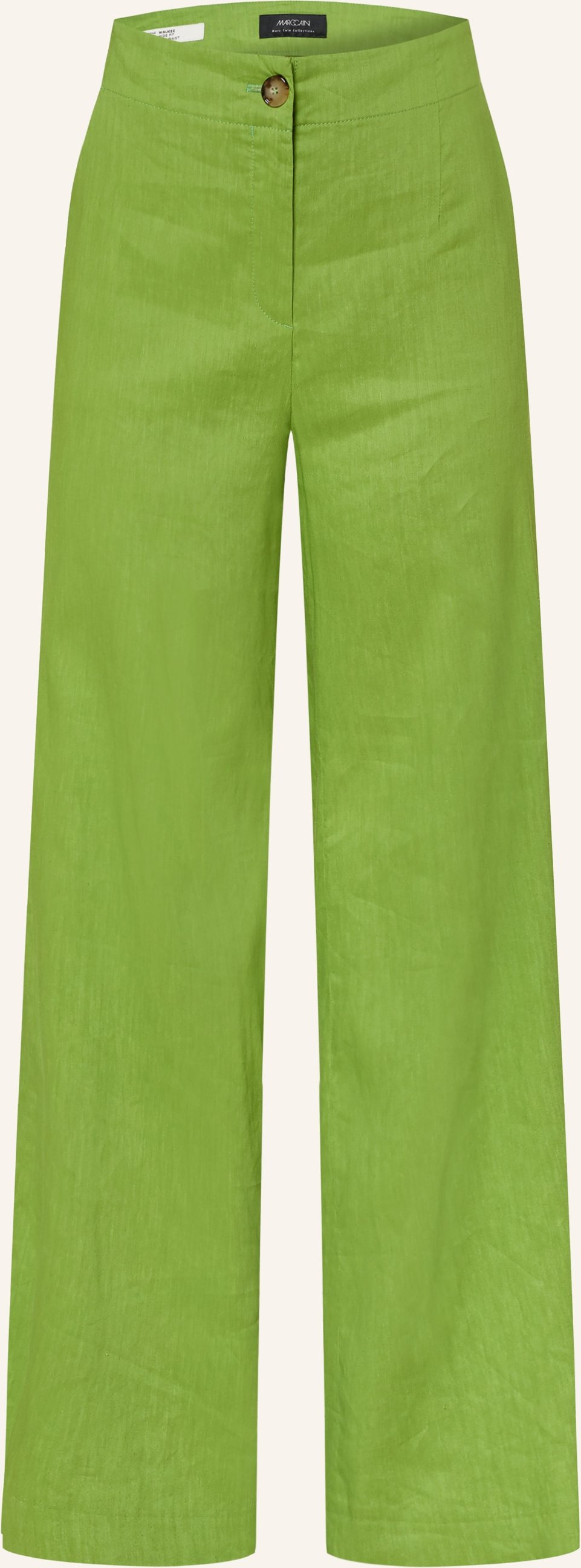 Marc Cain Hose Waukee Mit Leinen gruen