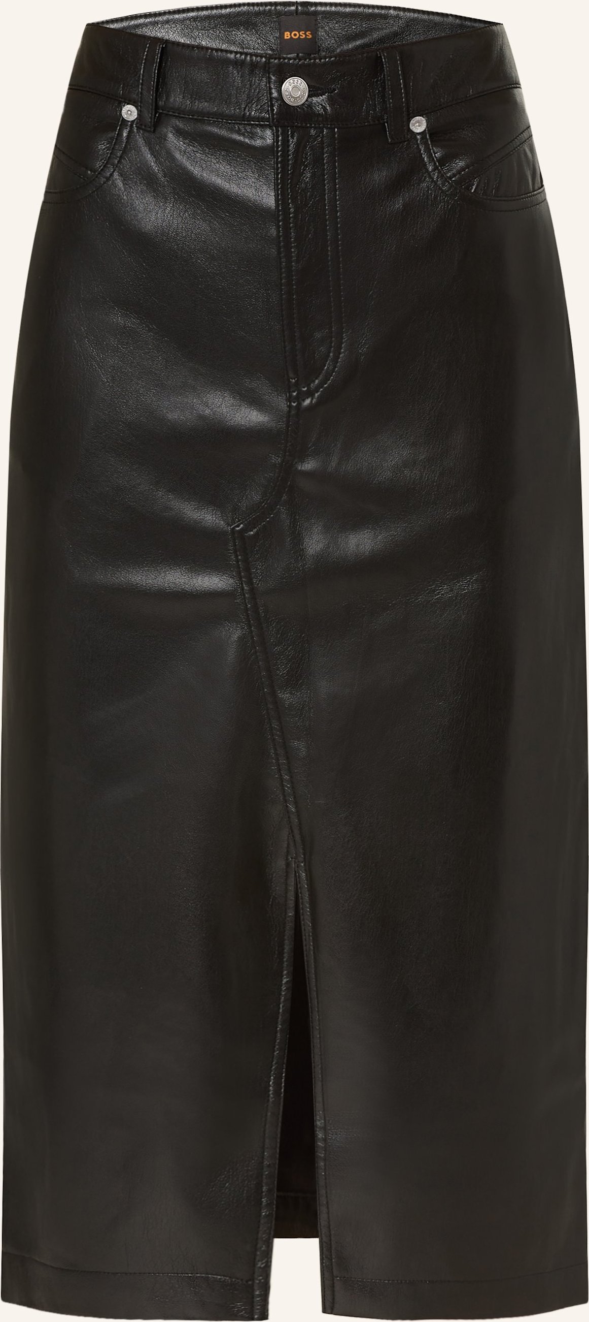 Boss Rock Vilera In Lederoptik schwarz
