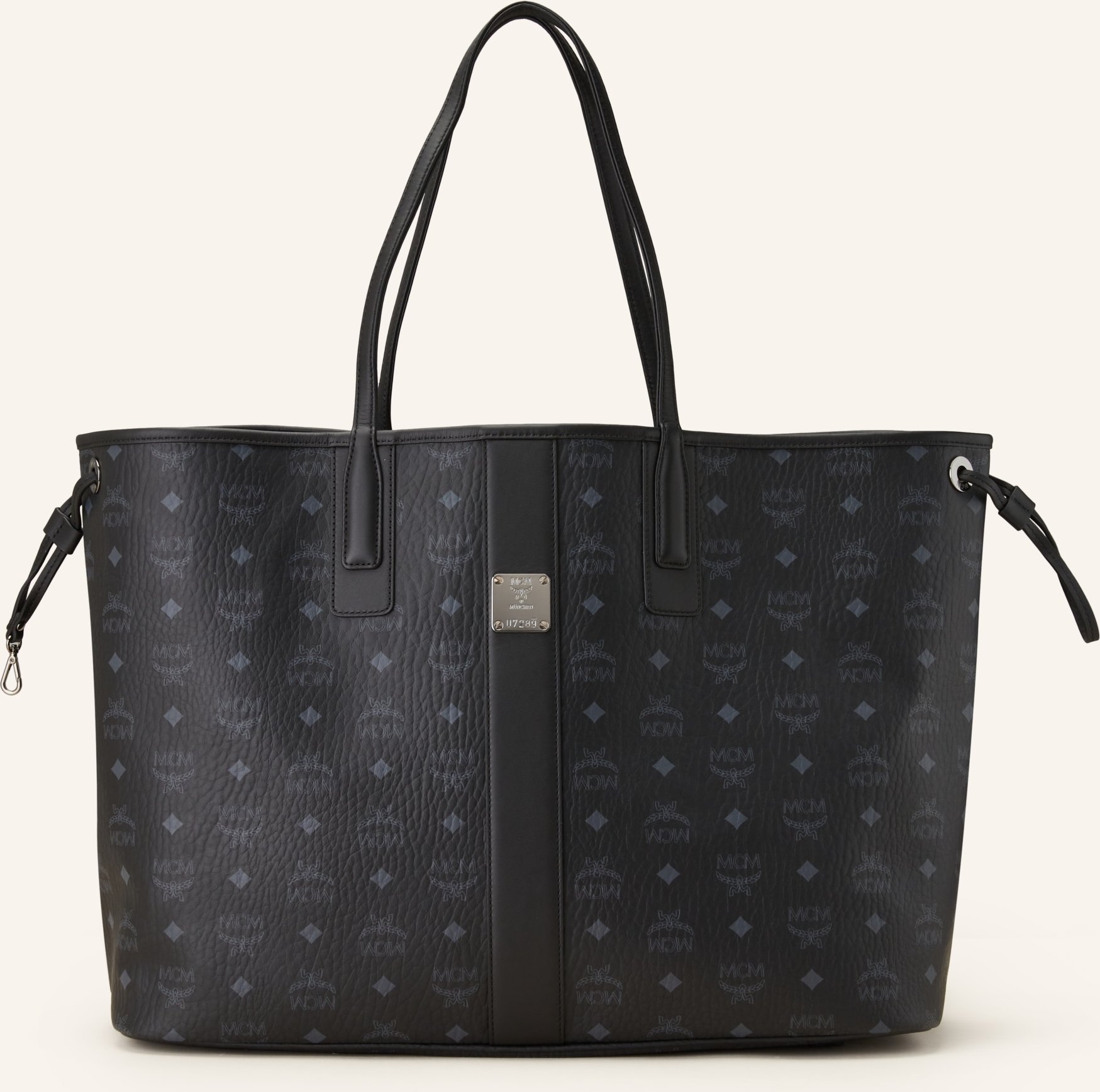 Mcm Shopper Liz Vi Um Wenden Mit Pouch schwarz