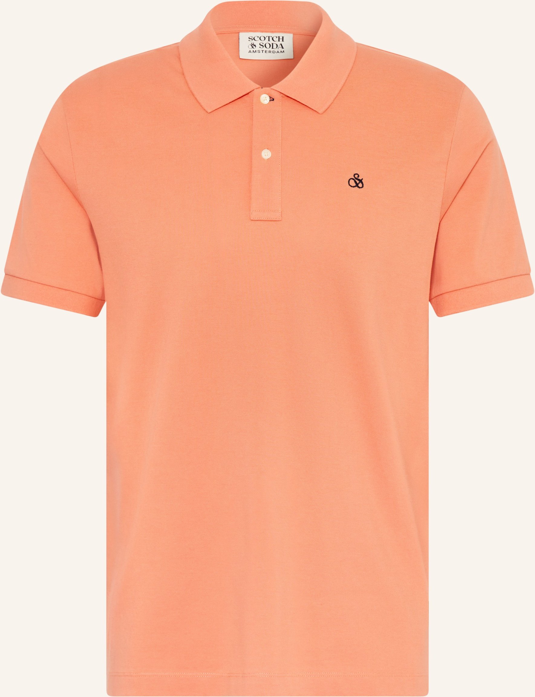 Scotch & Soda Piqué-Poloshirt rosa