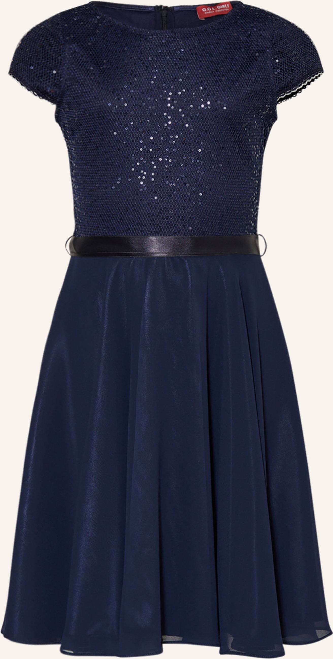 G.O.L. Finest Collection Cocktailkleid Mit Pailletten blau