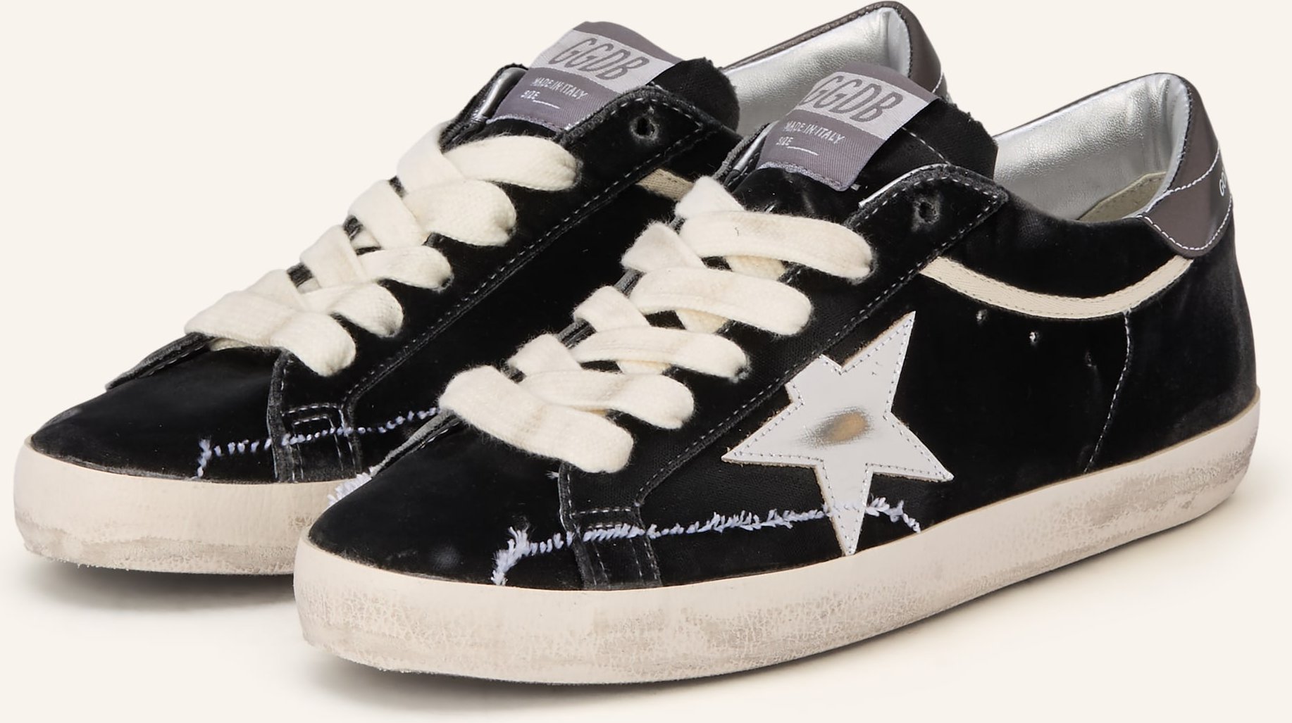 Golden Goose Sneaker Super-Star grau
