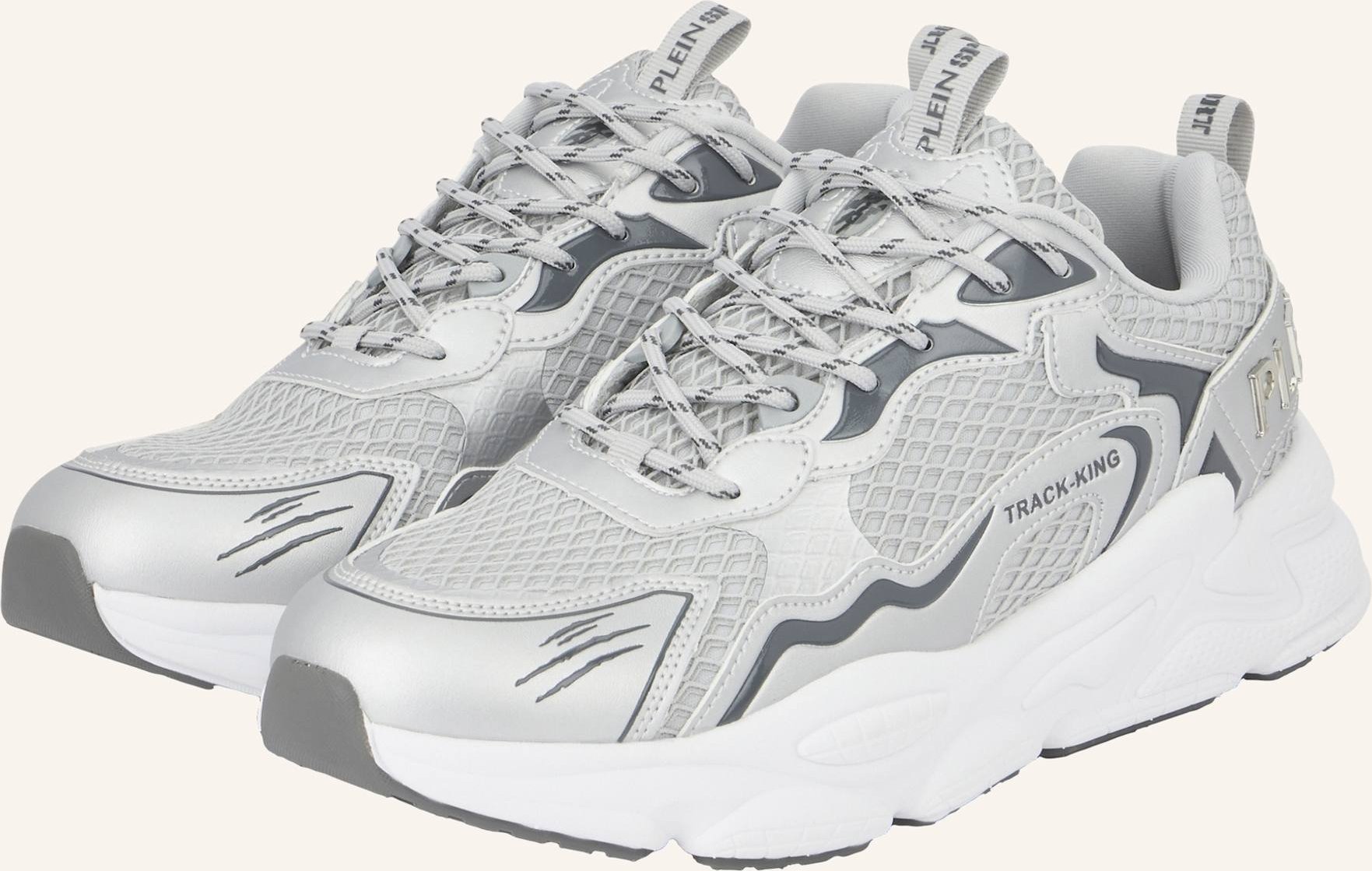 Plein Sport Lo-Top Turnschuhe silber