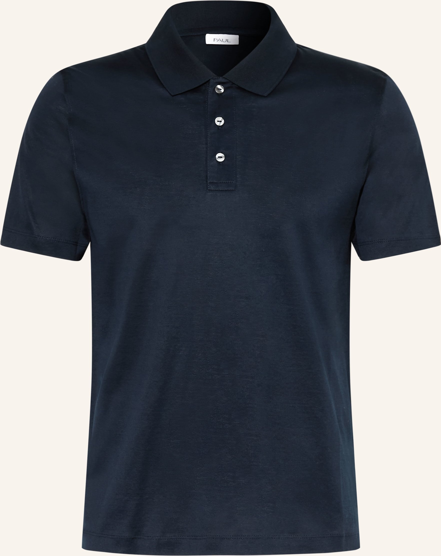 Paul Jersey-Poloshirt blau
